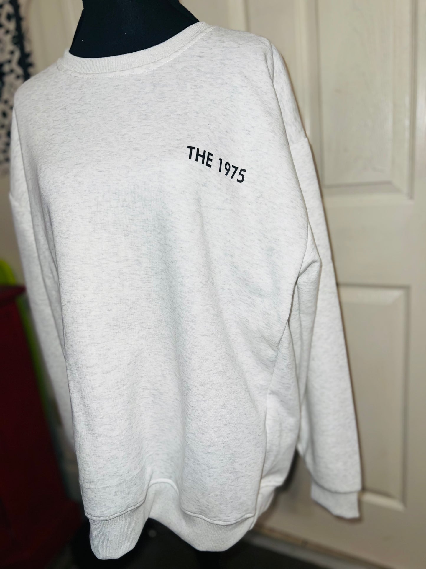 The 1975 ABIIOR Double Sided Oversized Distressed Sweatshirt