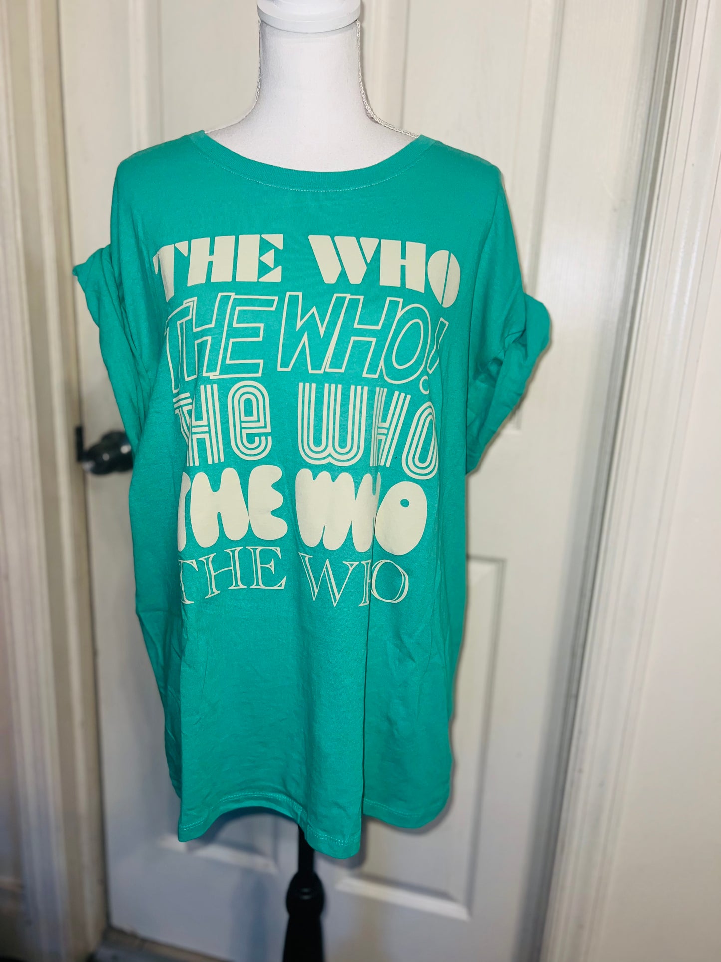 The Who Oversized Distressed Tee