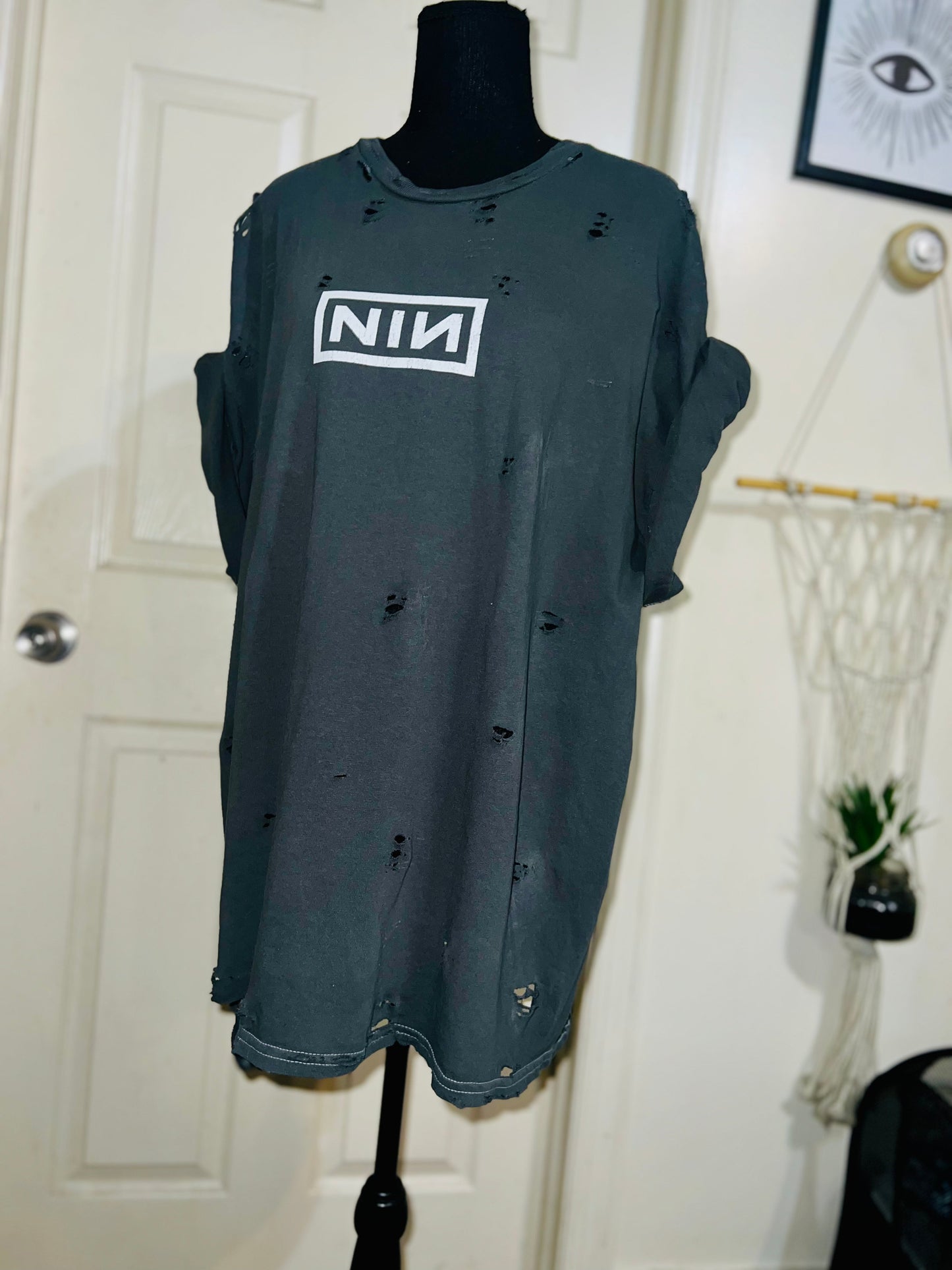 Nine Inch Nails Oversized Distressed Tee