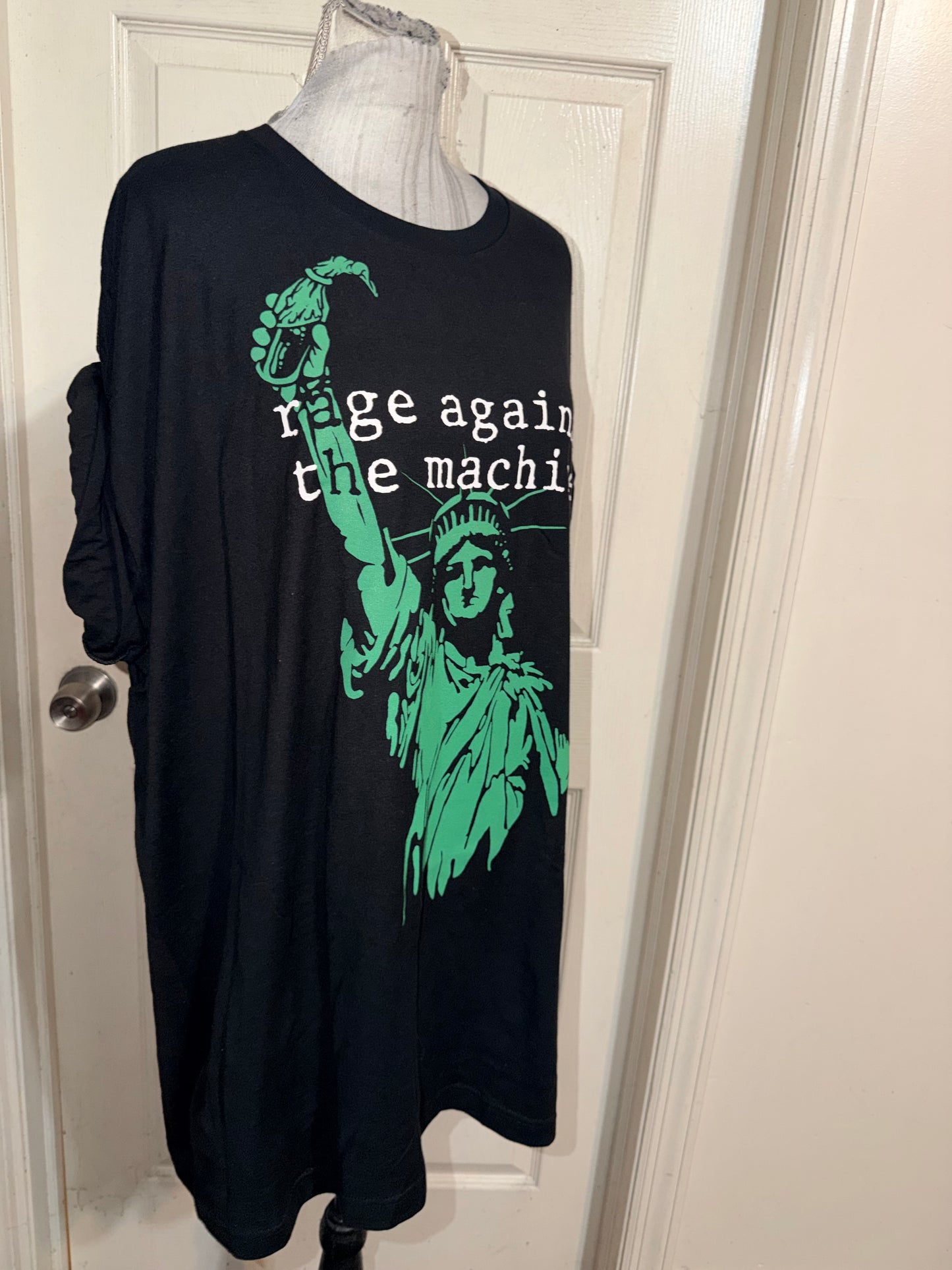 Rage Against the Machine Oversized Distressed Tee