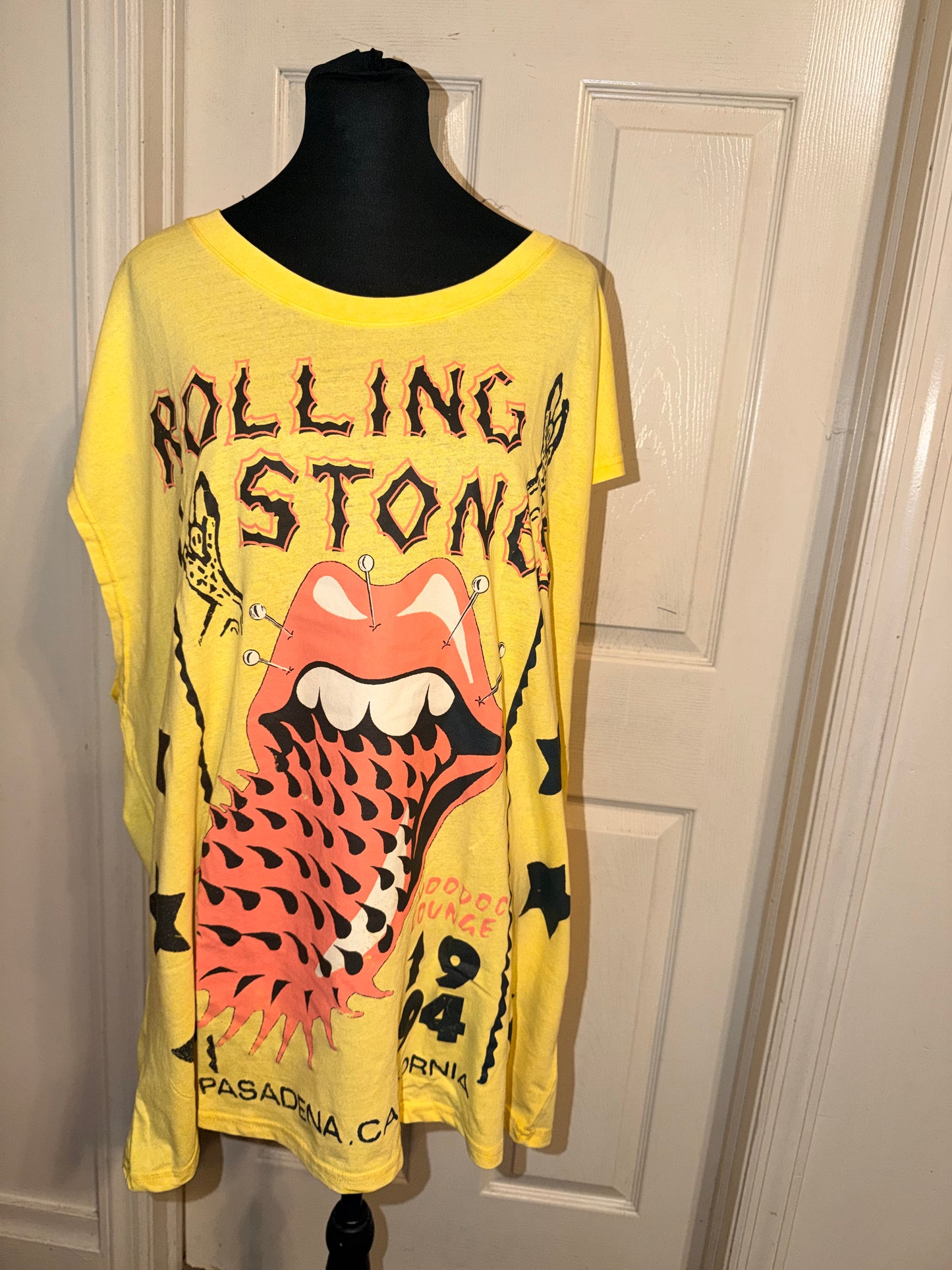 The Rolling Stones Oversized Distressed Tank
