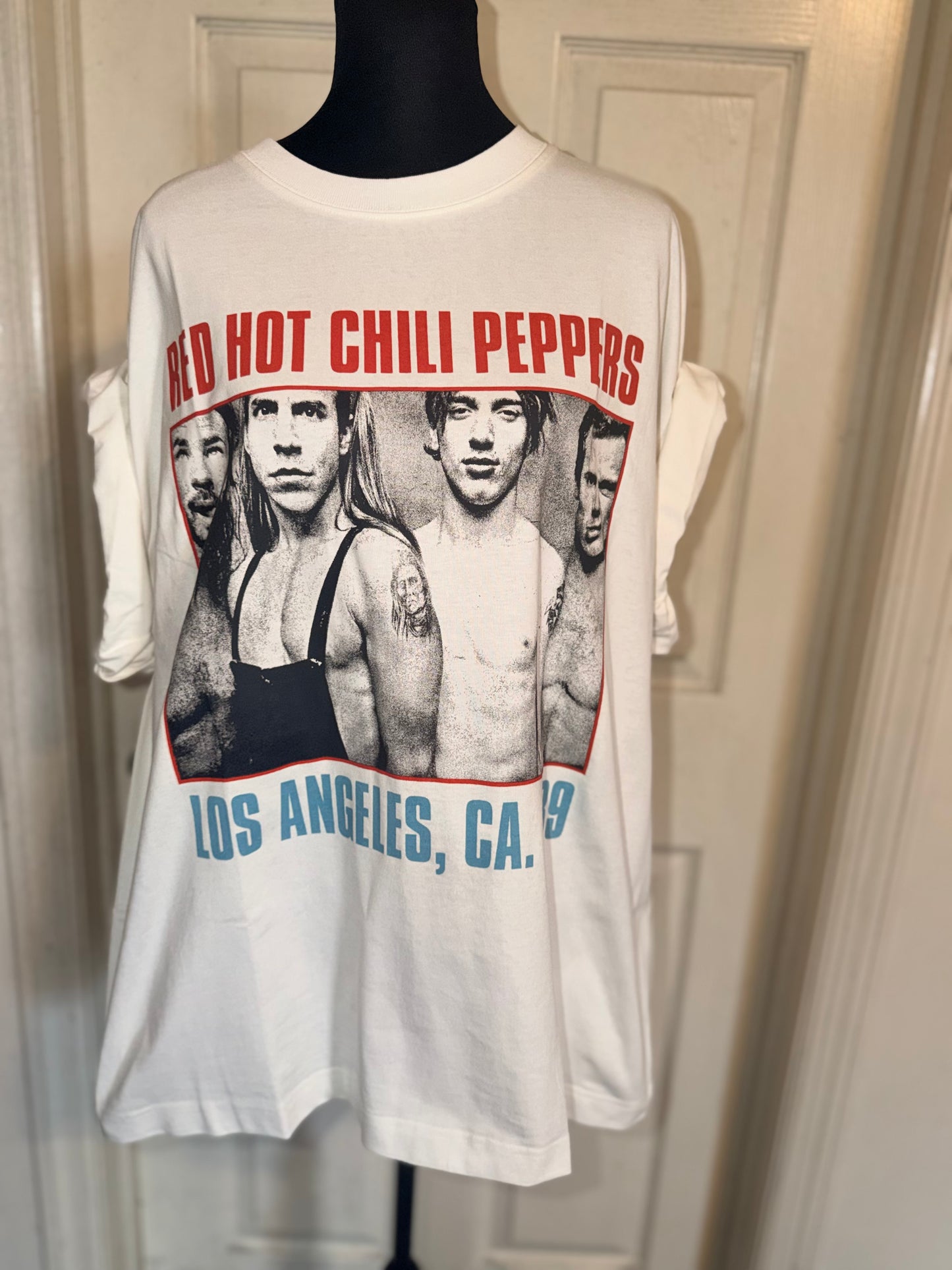Red Hot Chili Peppers Oversized Distressed Tee