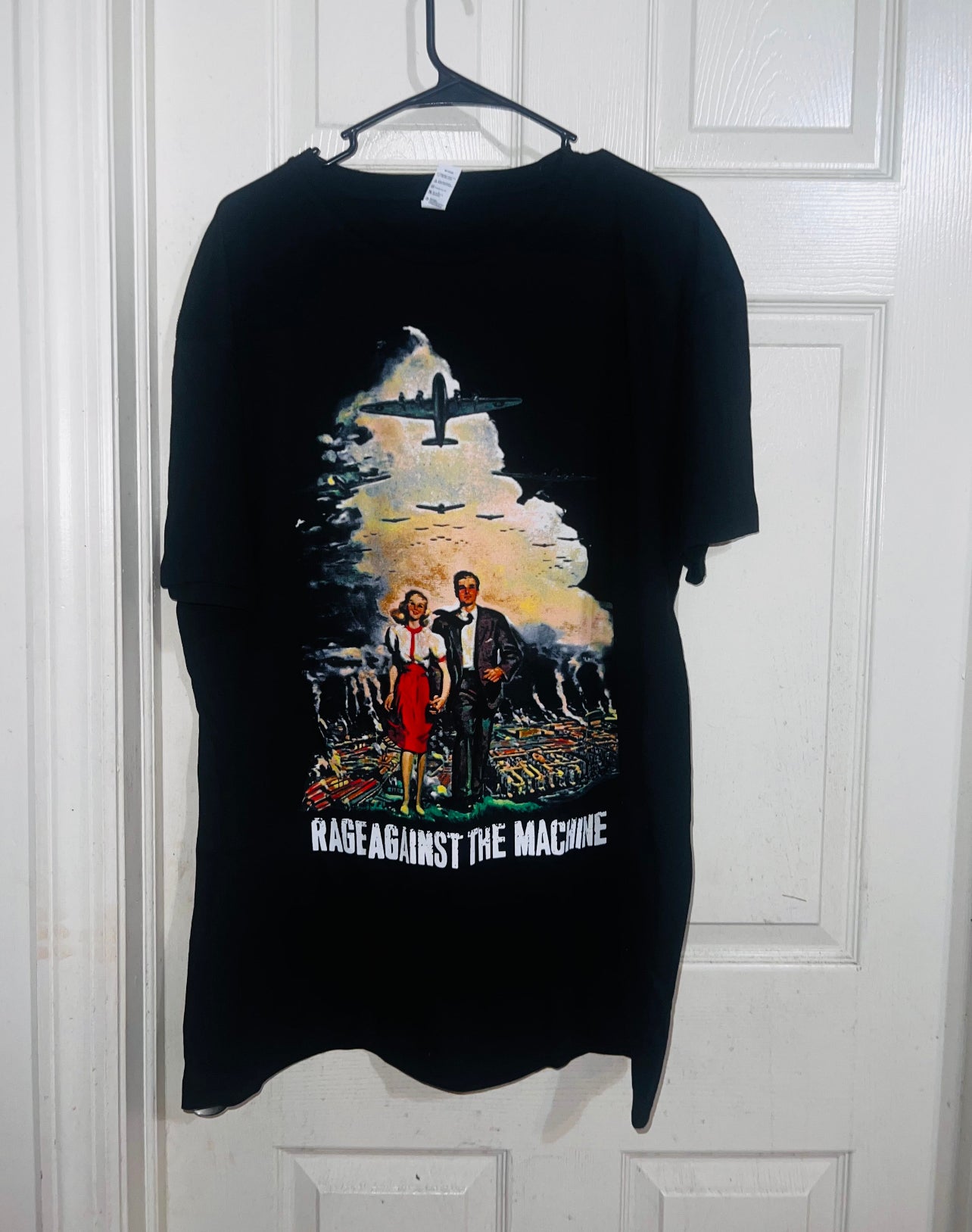 Rage Against the Machine Oversized Distressed Tee