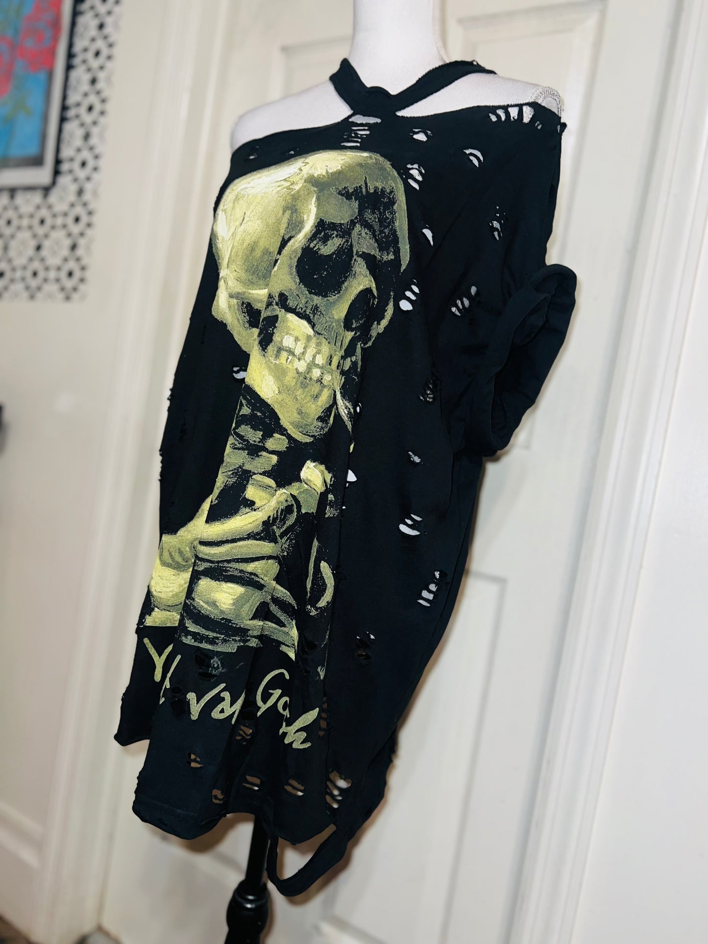 Vincent Van Gogh Oversized Distresed Tee (read description)