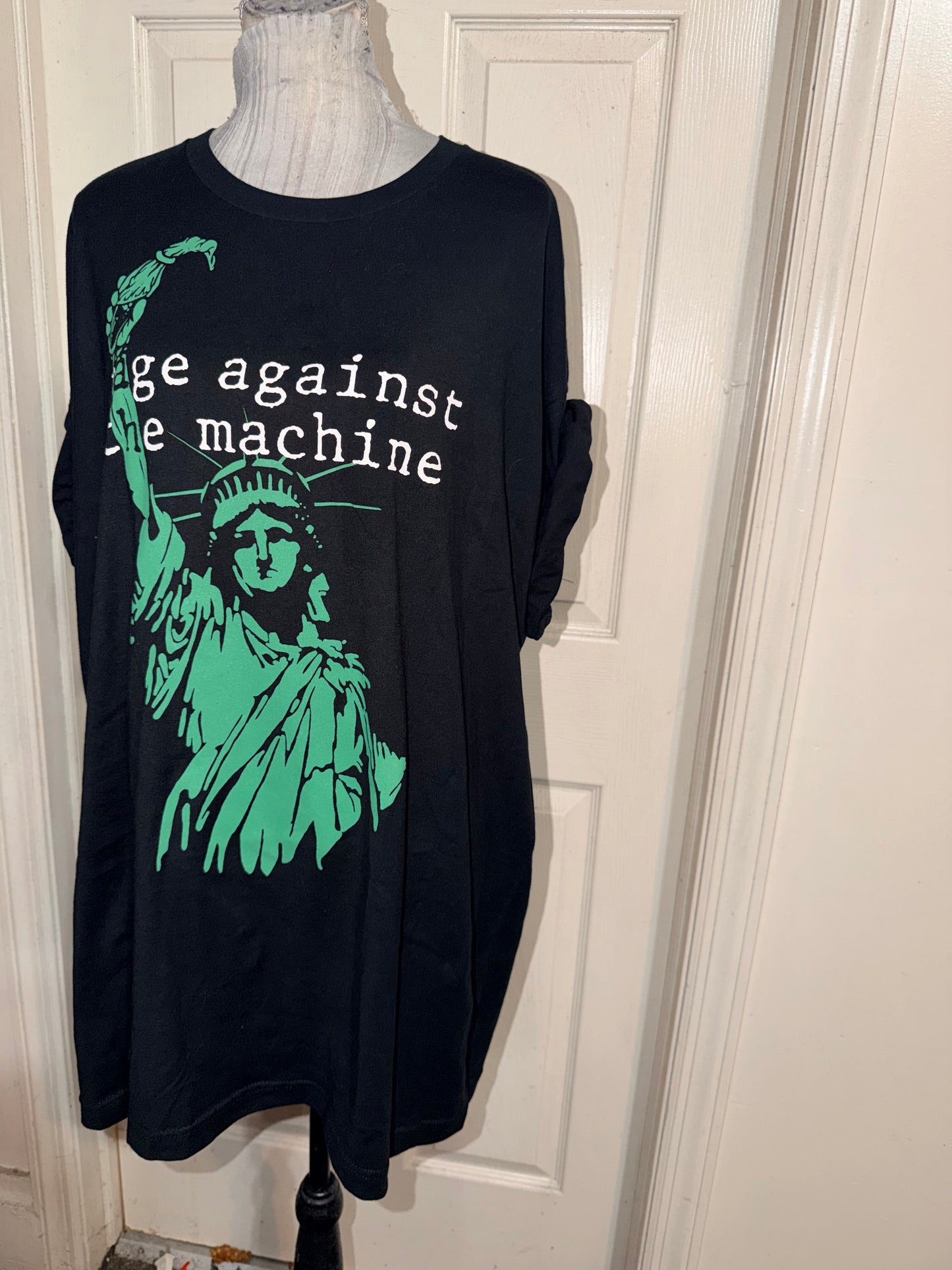 Rage Against the Machine Oversized Distressed Tee