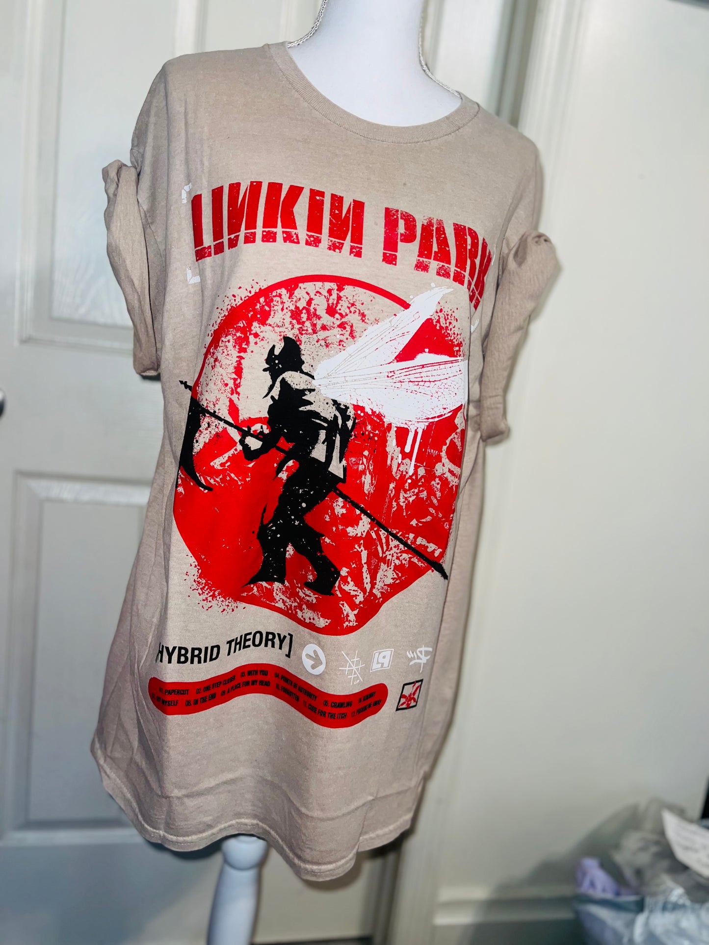 Linkin Park Oversized Distressed Tee