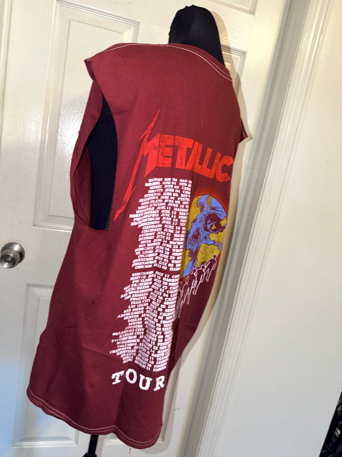 Metallica Oversized Double Sided Tann