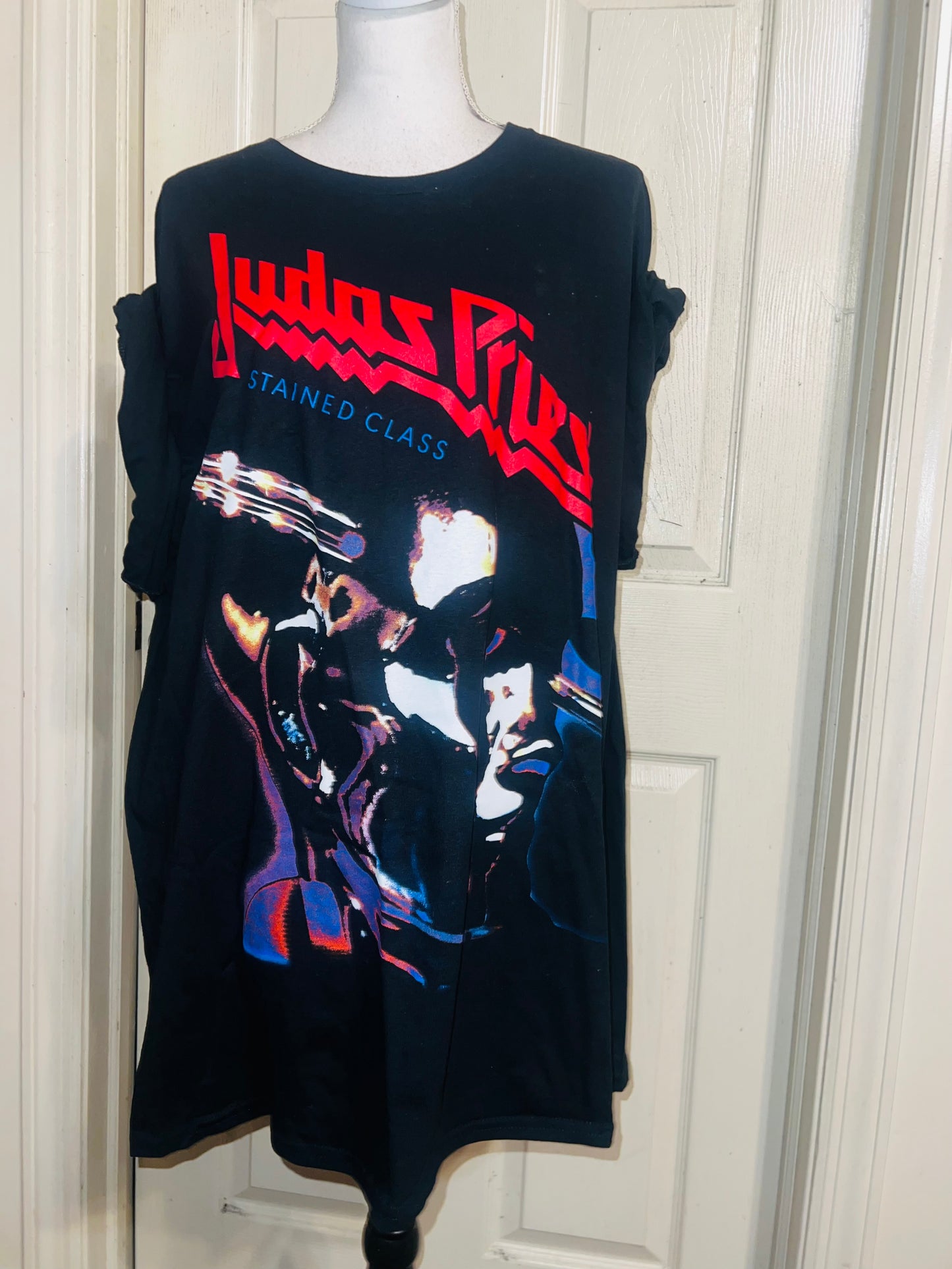 Judas Priest Oversized Distressed Tee