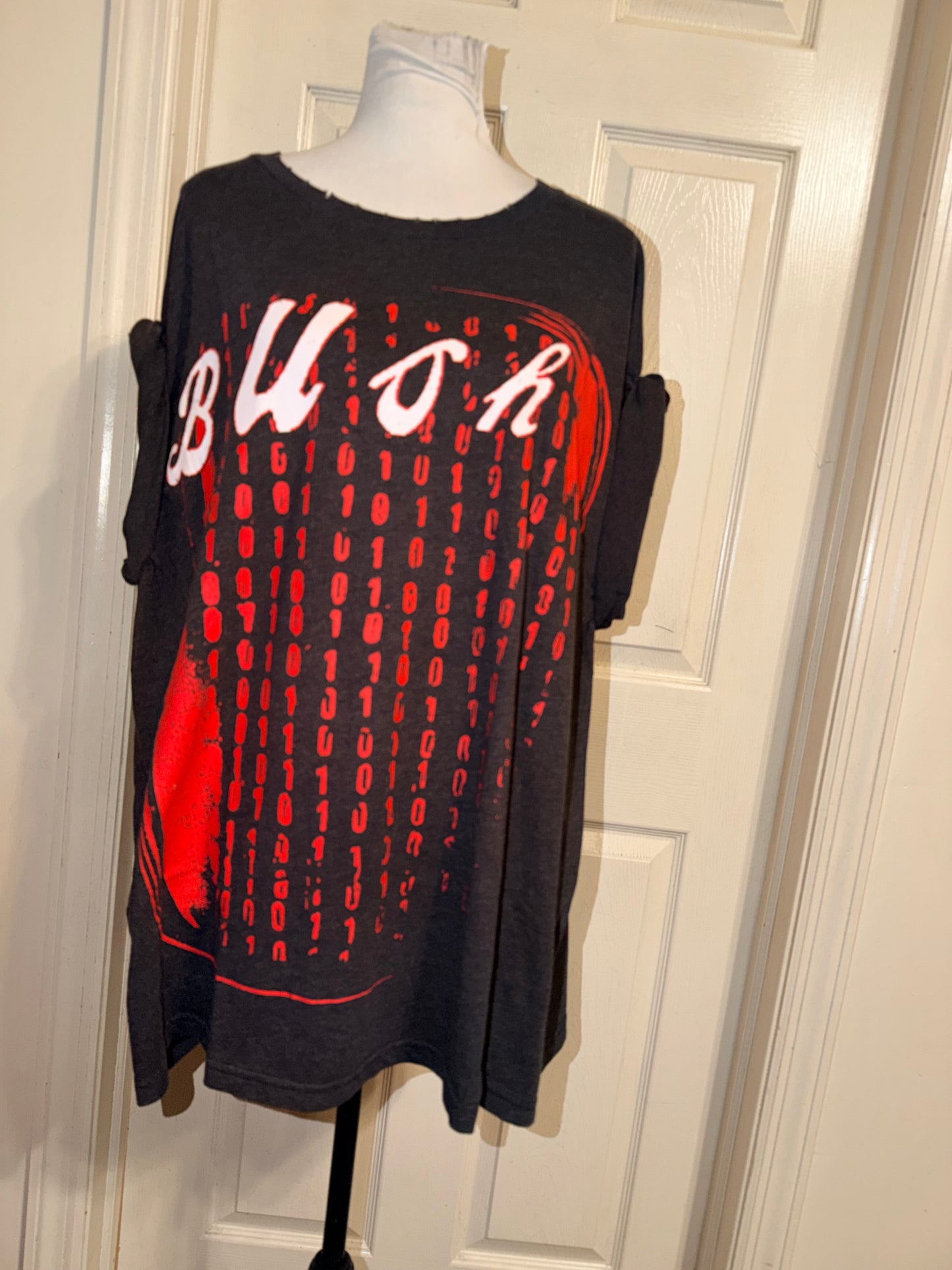 Bush Double Sided Oversized Distressed Tee
