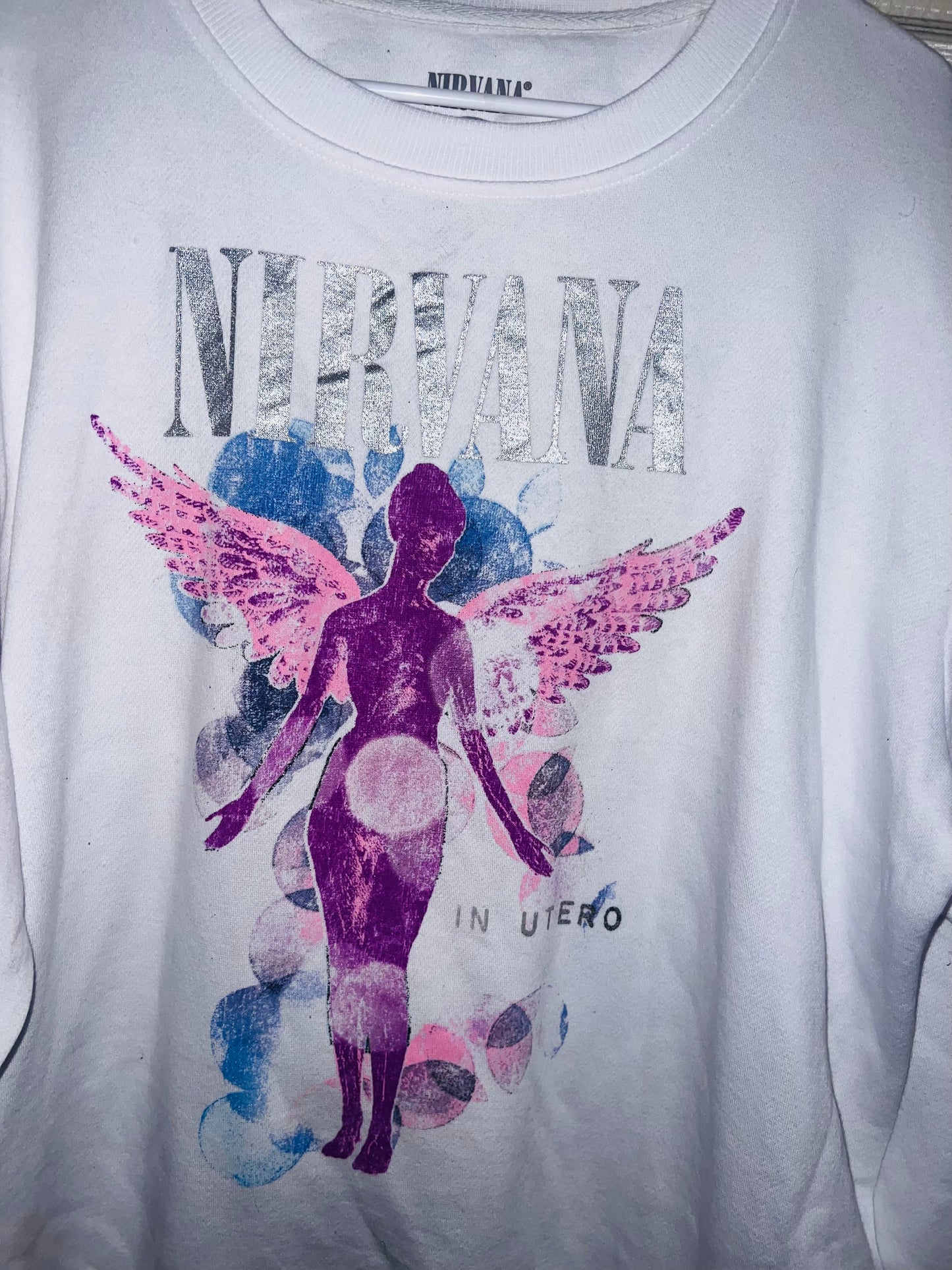 Nirvana Oversized Distressed Tee