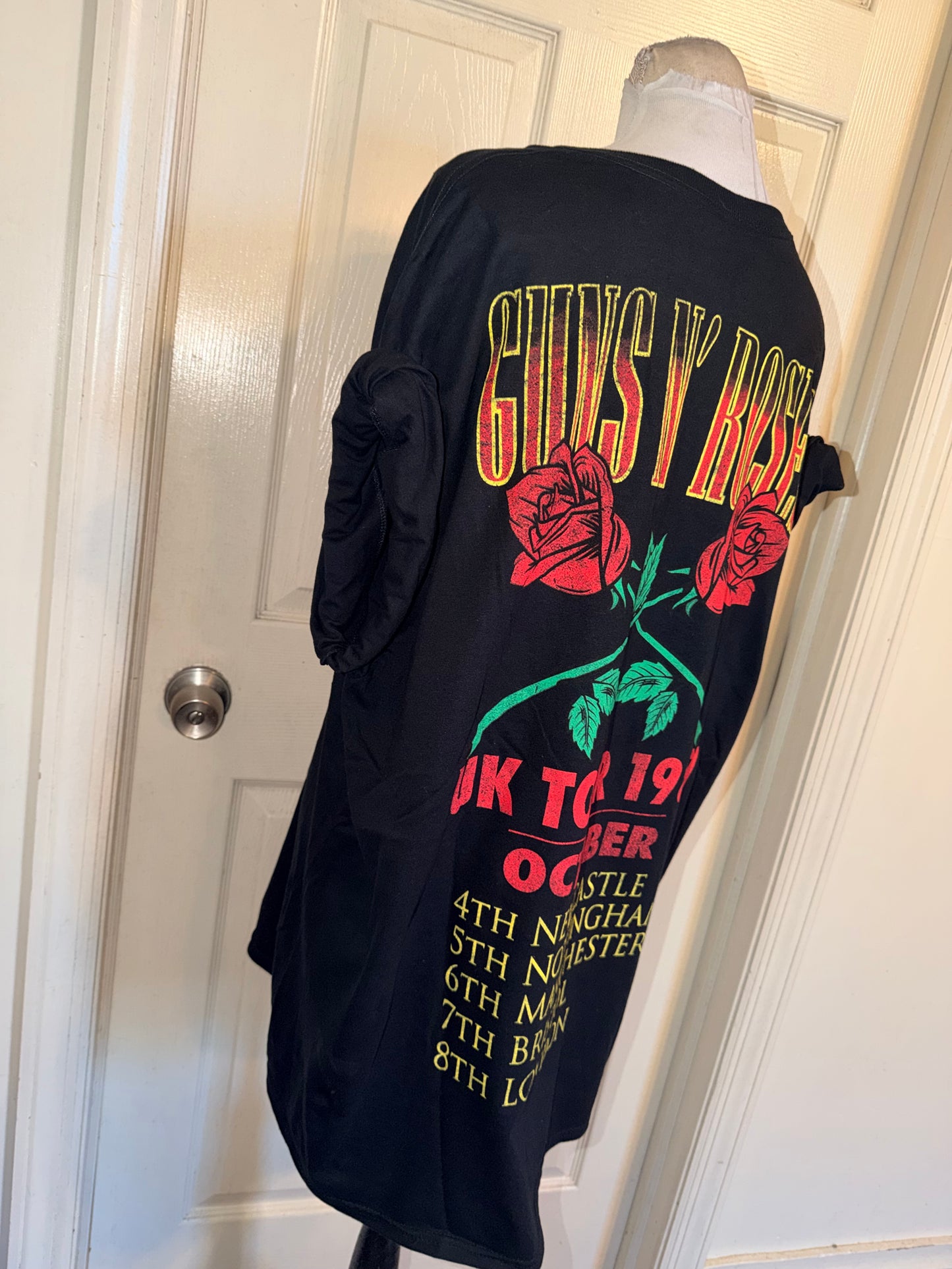 Guns N’ Roses Double Sided Oversized Distressed Tee