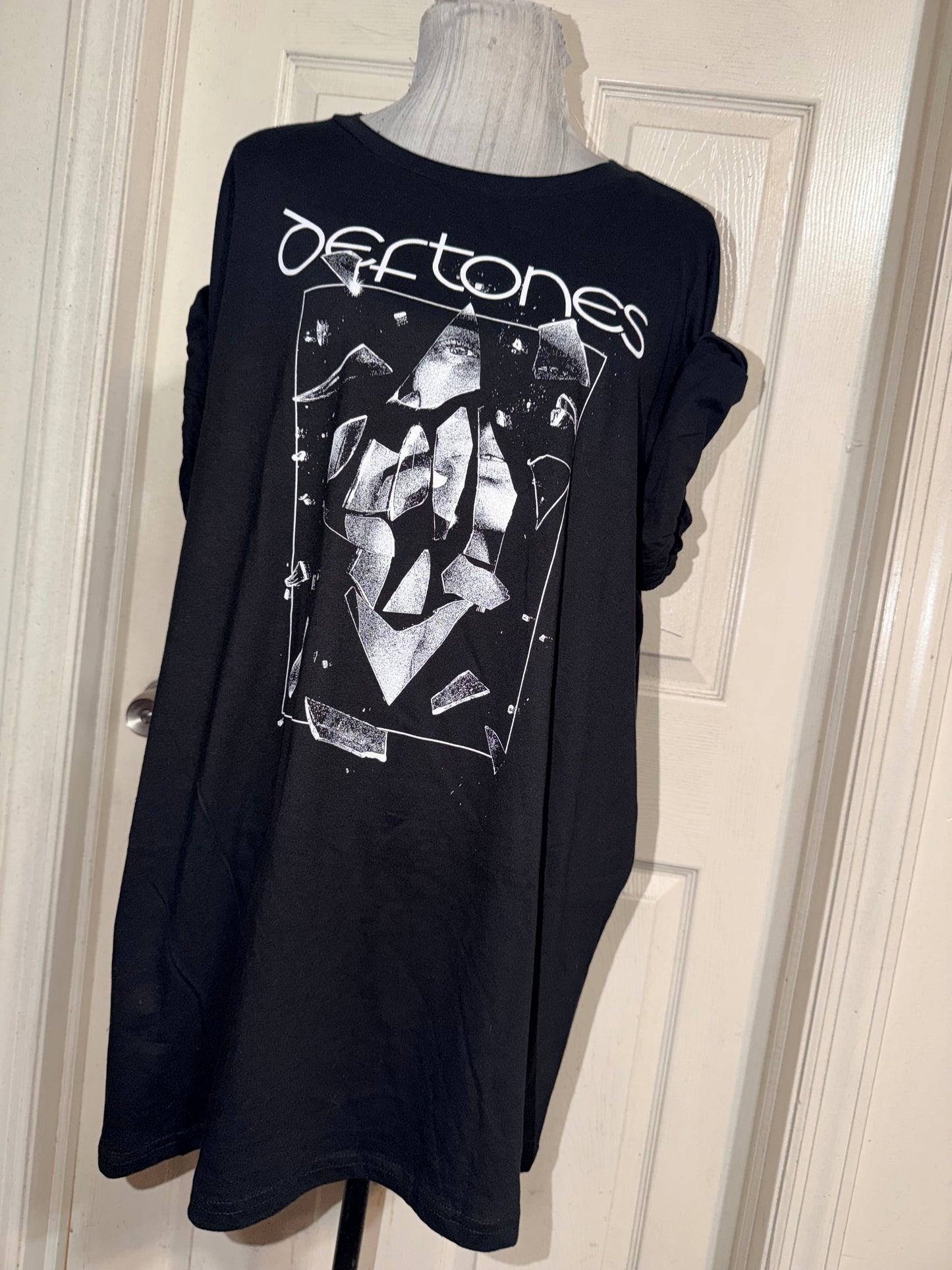 Deftones Oversized Distressed Tee