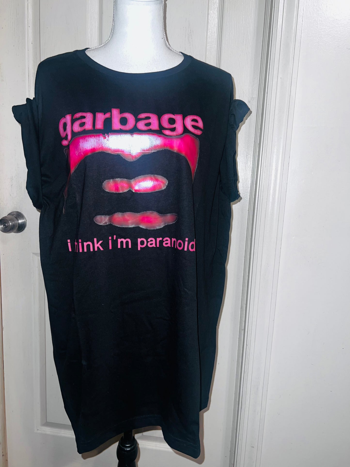 Garbage Oversized Distressed Tee