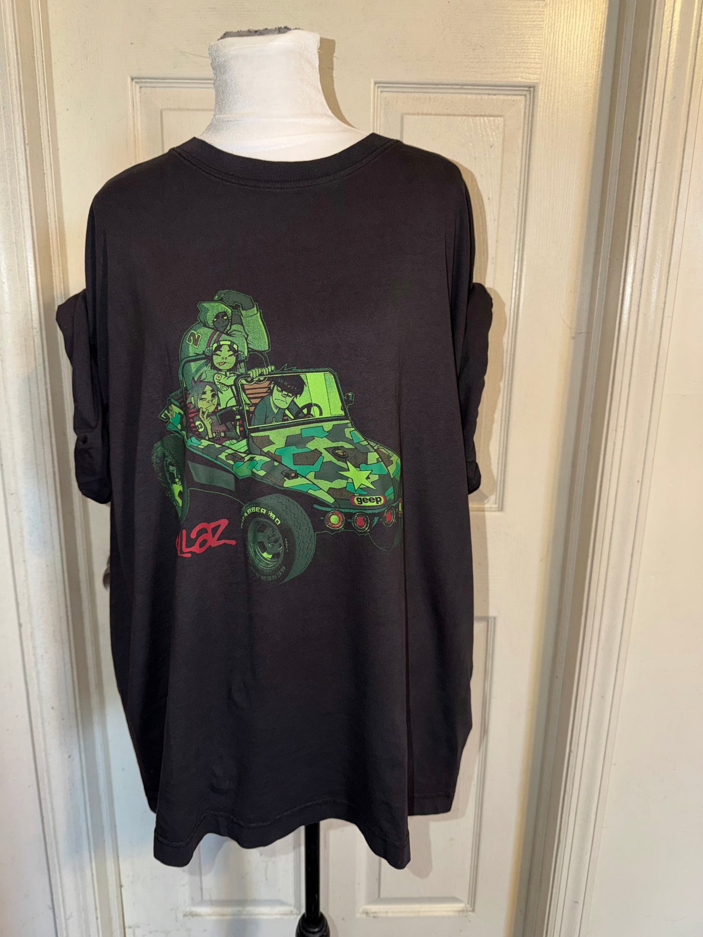 Gorillaz Oversized Distressed Tee