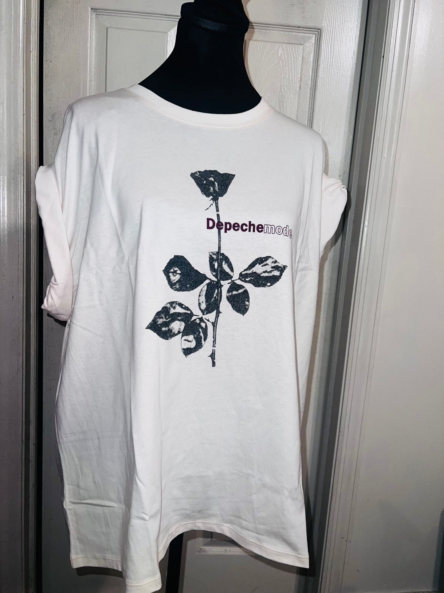 Depeche Mode Oversized Distressed Tee