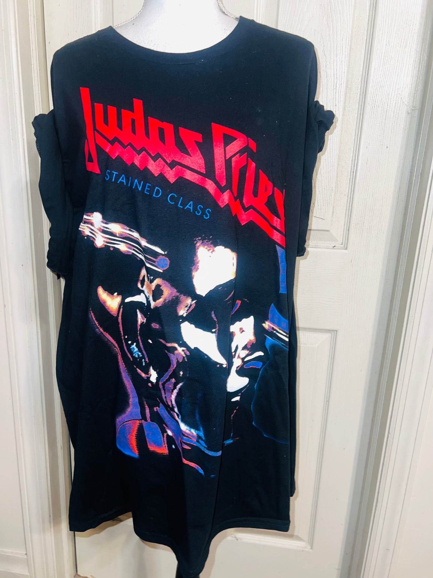 Judas Priest Oversized Distressed Tee