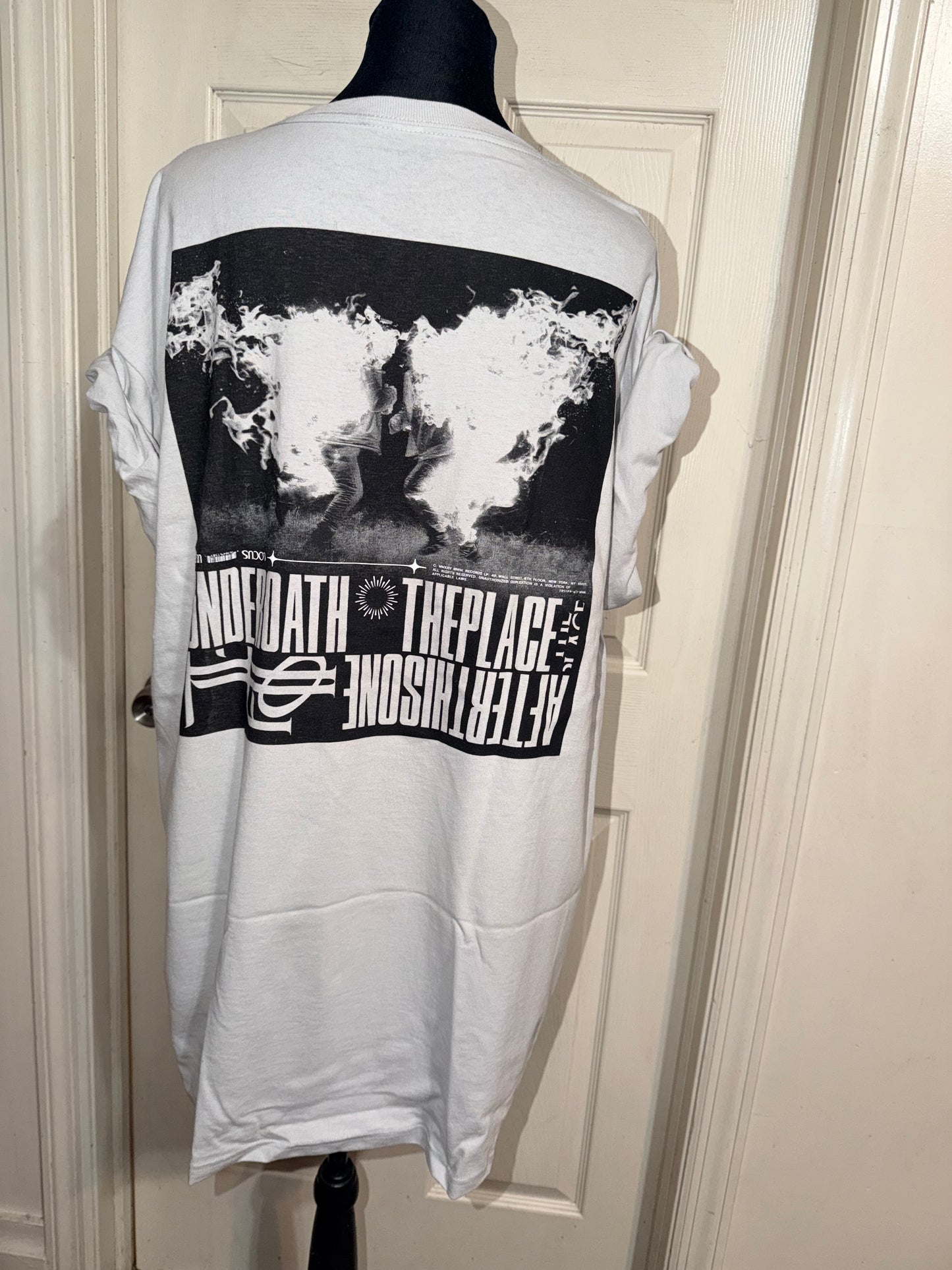 Underoath Double Sided Oversized Distressed Tee