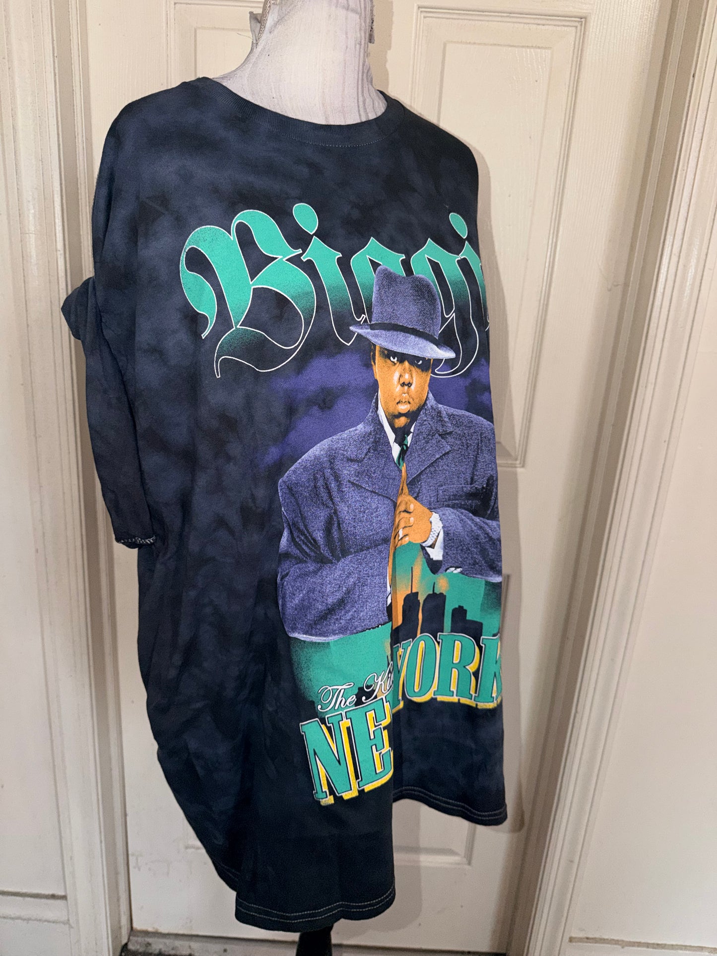 Biggie Smalls Oversized Distressed Tee