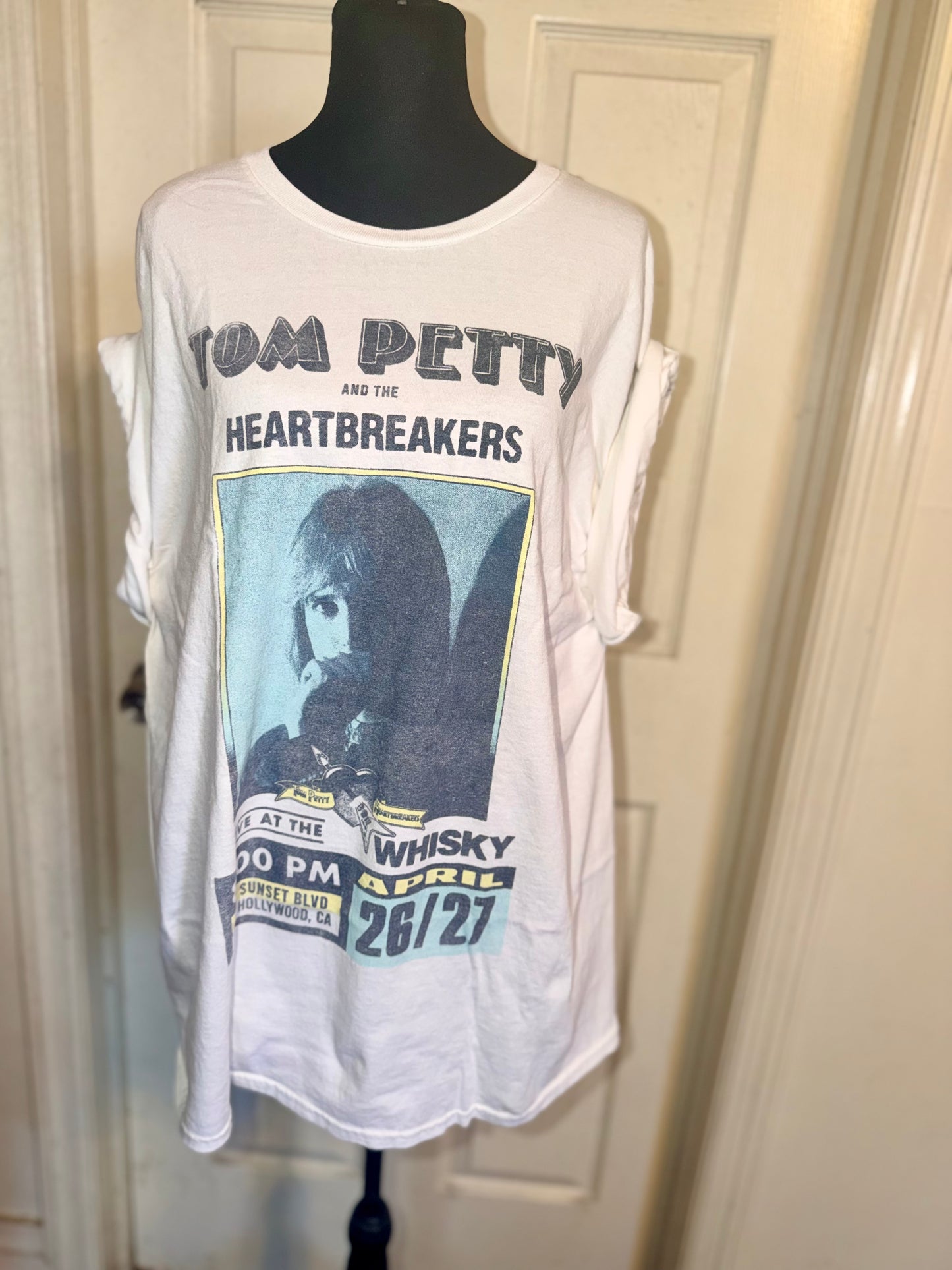 Tom Petty and the Heartbreakers Oversized Distressed Tee