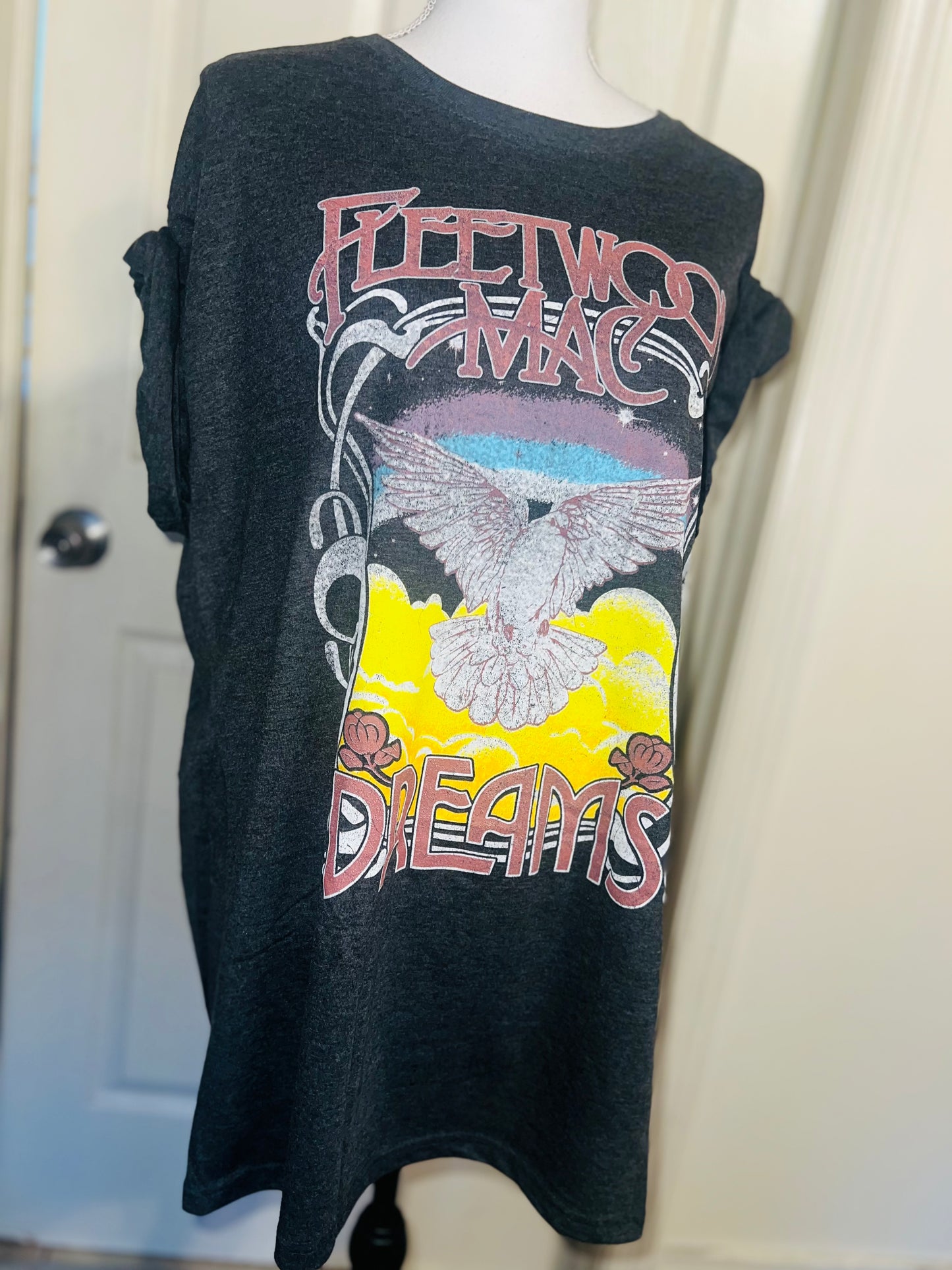 Fleetwood Mac Oversized Distressed Tee