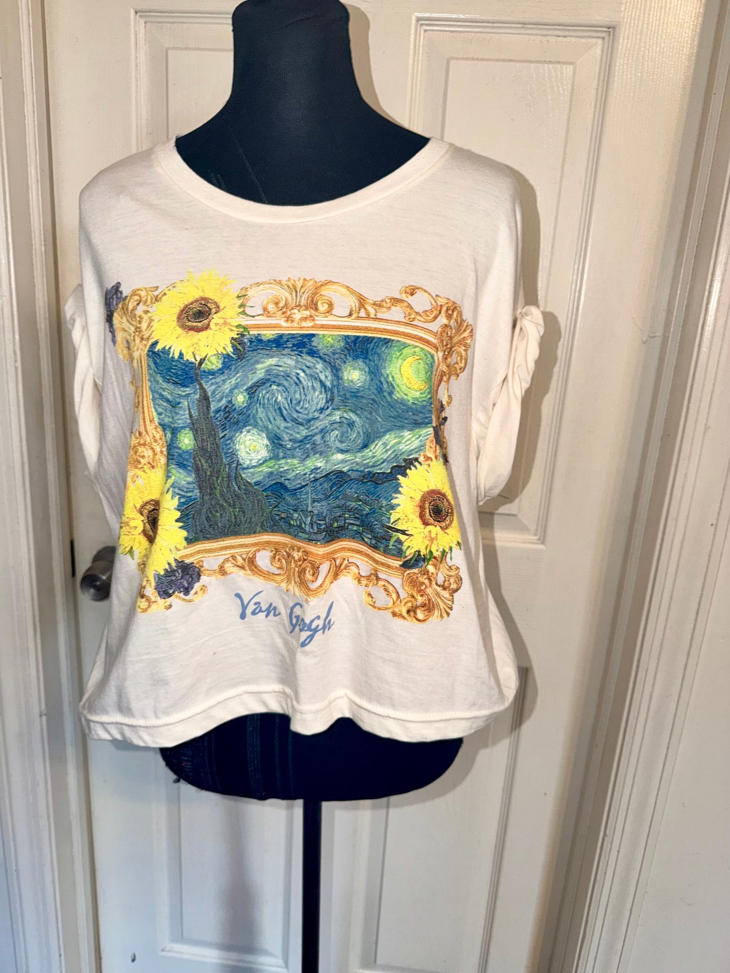 Vincent Van Gogh Cropped Tee