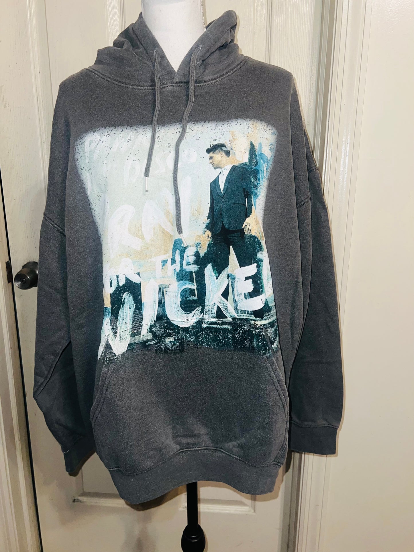 Panic! At The Disco Oversized Distressed Sweatshirt