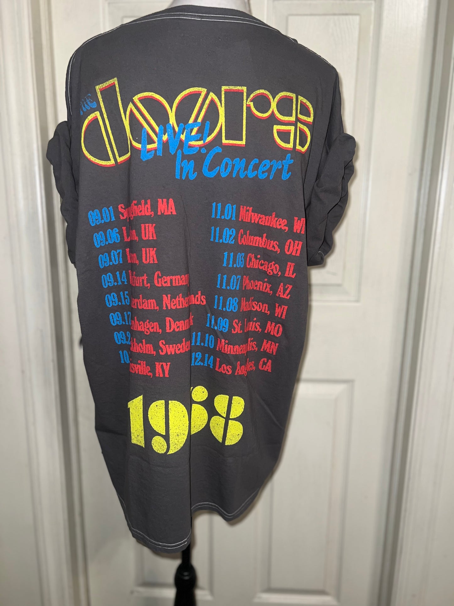 The Doors Double Sided Oversized Distressed Tee