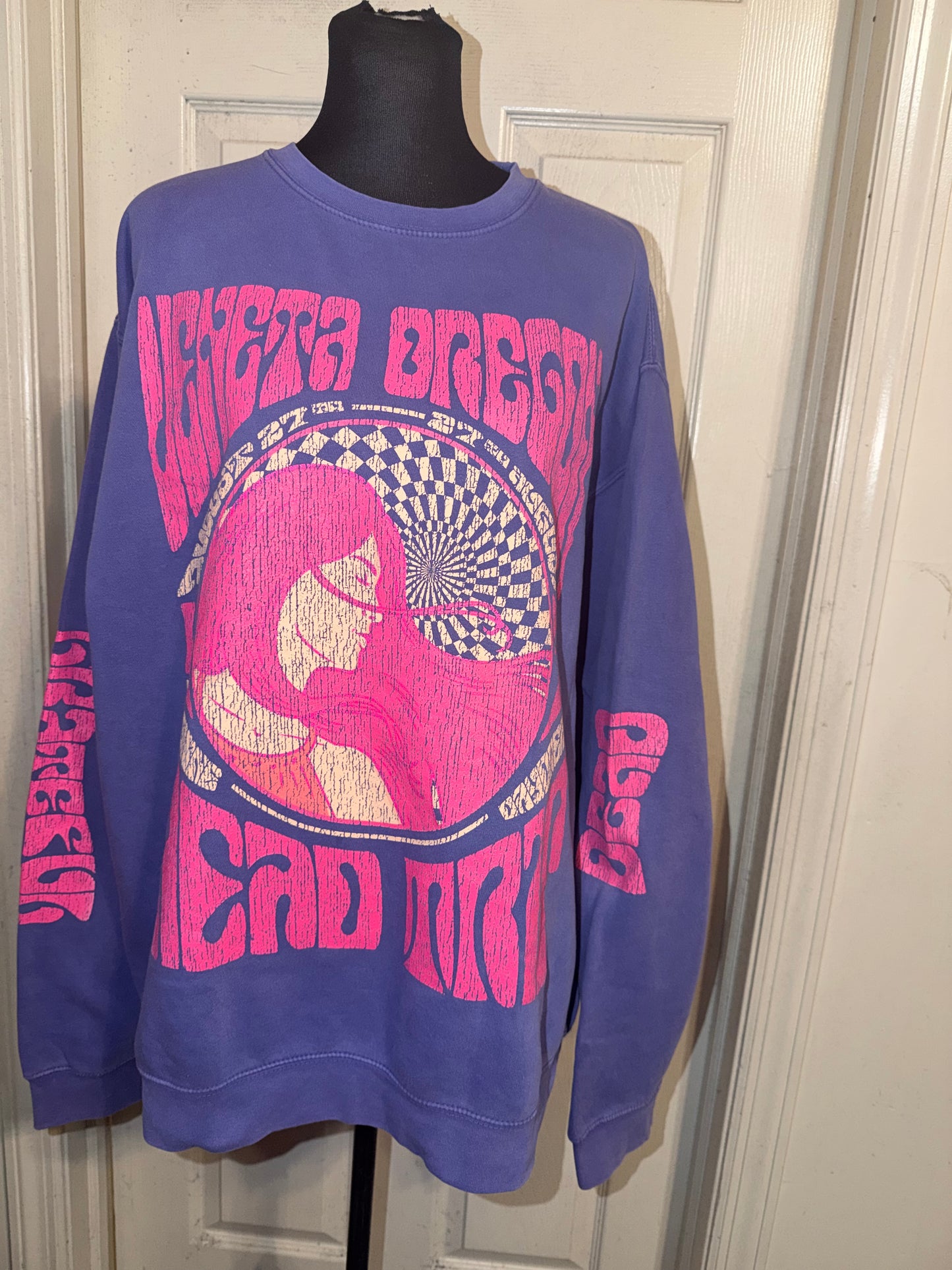 Grateful Dead Oversized Distressed Sweatshirt
