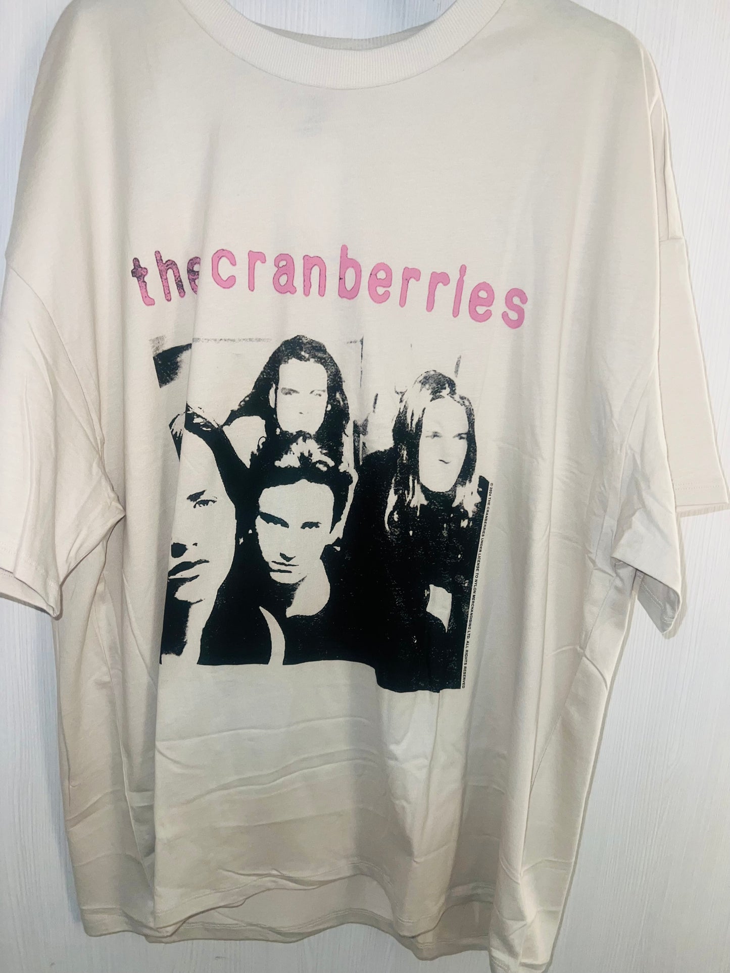 The Cranberries Oversized Distressed Tee