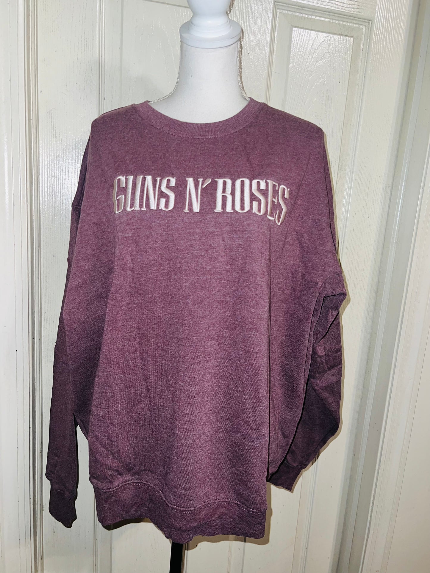 Guns n Roses Oversized Distressed Sweatshirt