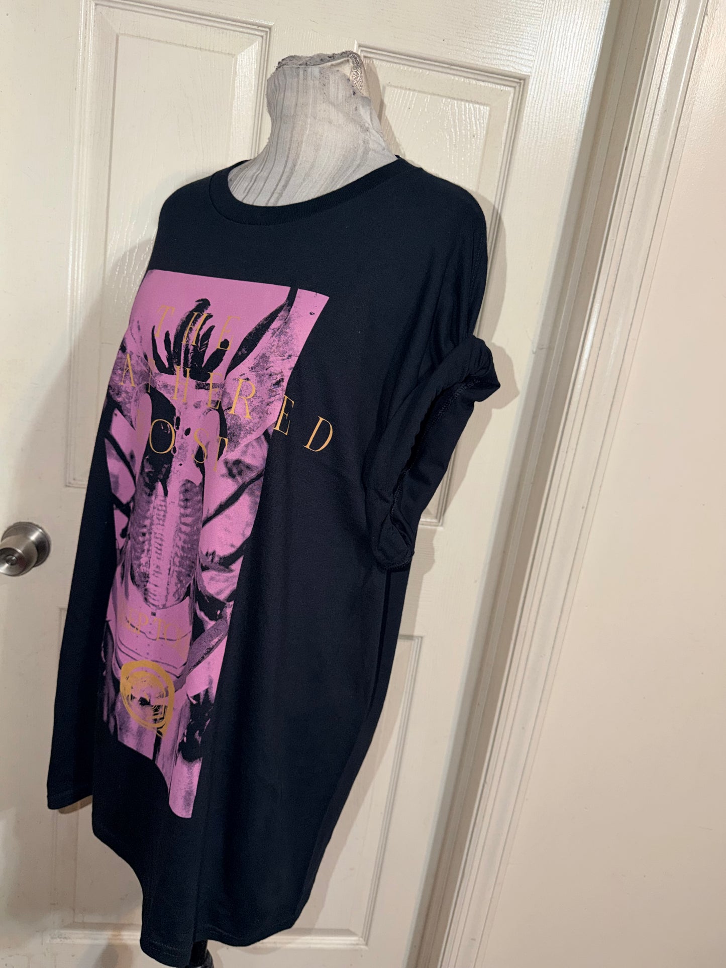 Sleep Token Double Sided Oversized Distressed Tee