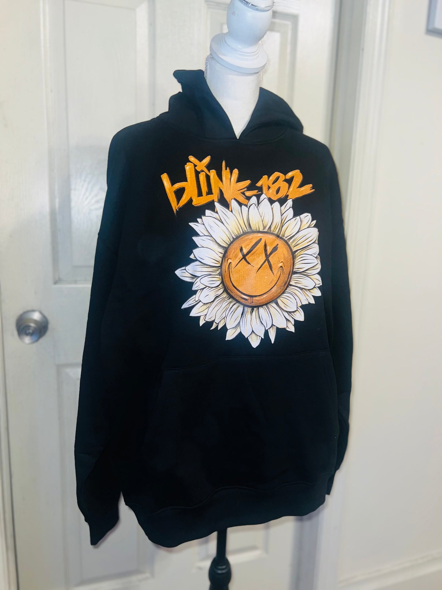 Blink 182 Oversized Distressed Sweatshirt