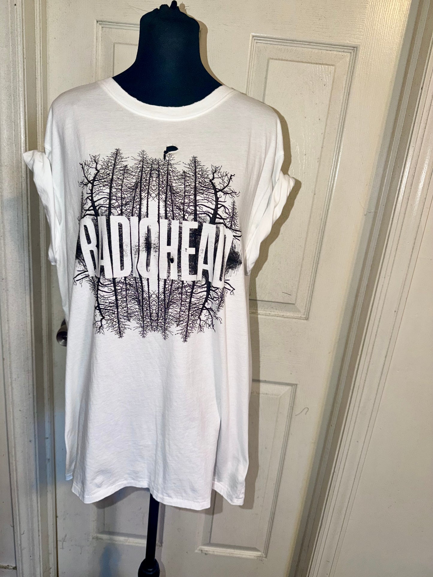 Radiohead Oversized Distressed Tee