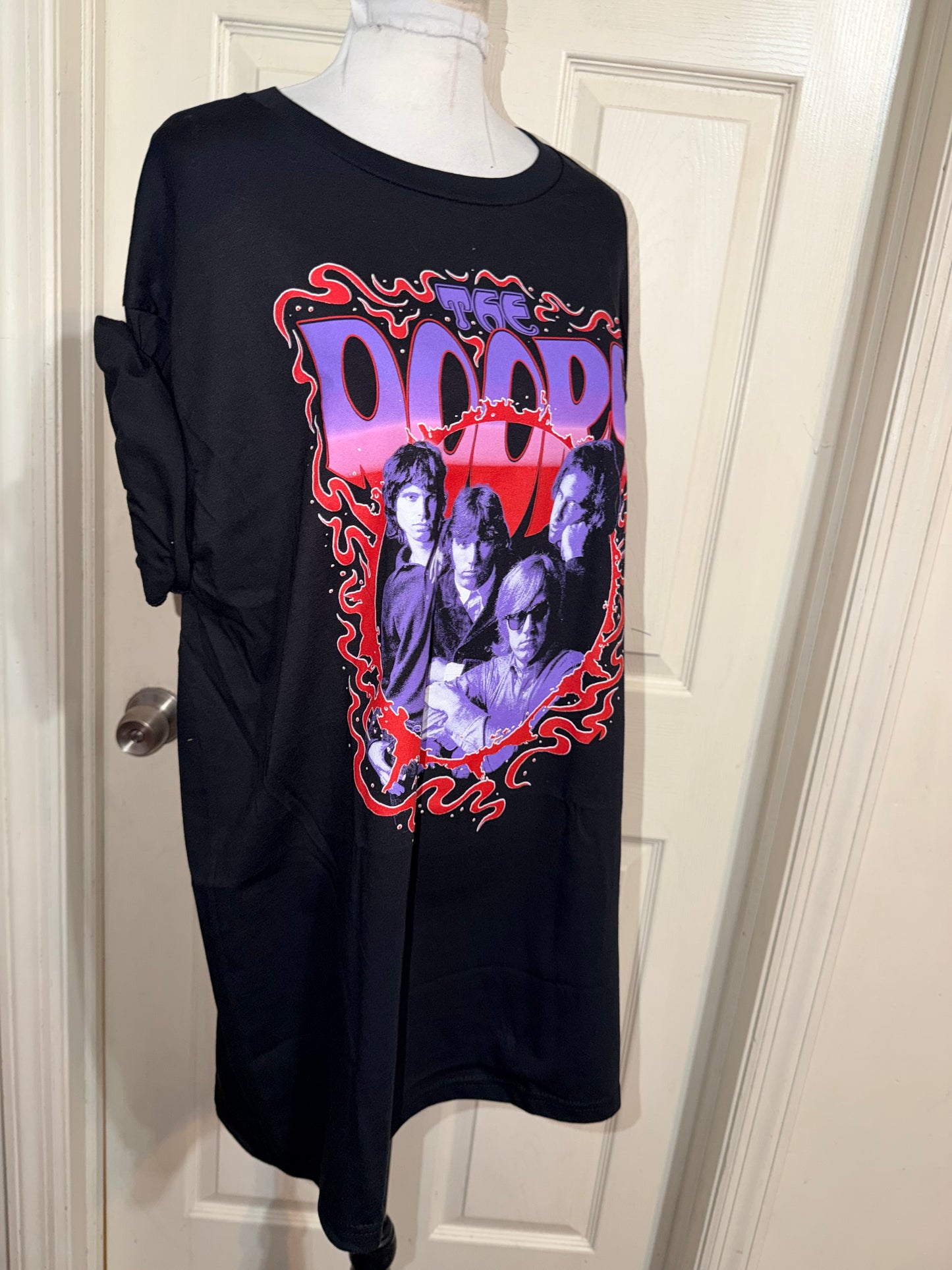 The Doors Double Sided Oversized Distressed Tee