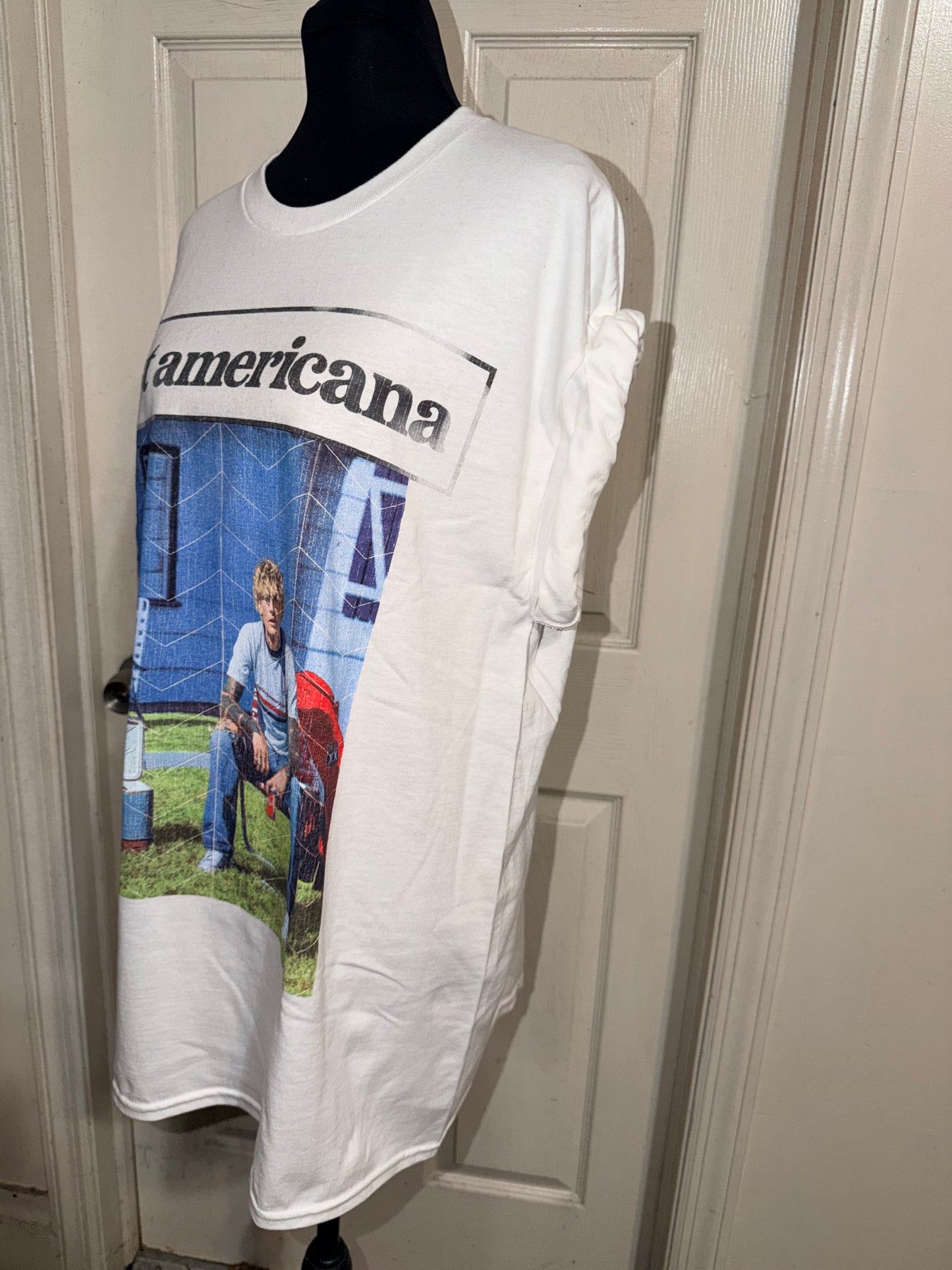 Machine Gun Kelly Oversized Distressed Tee