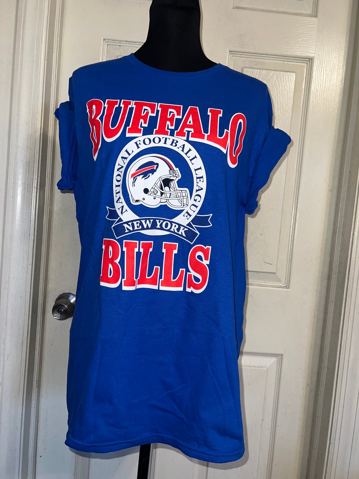 Buffalo Bills Oversized Distressed Tee