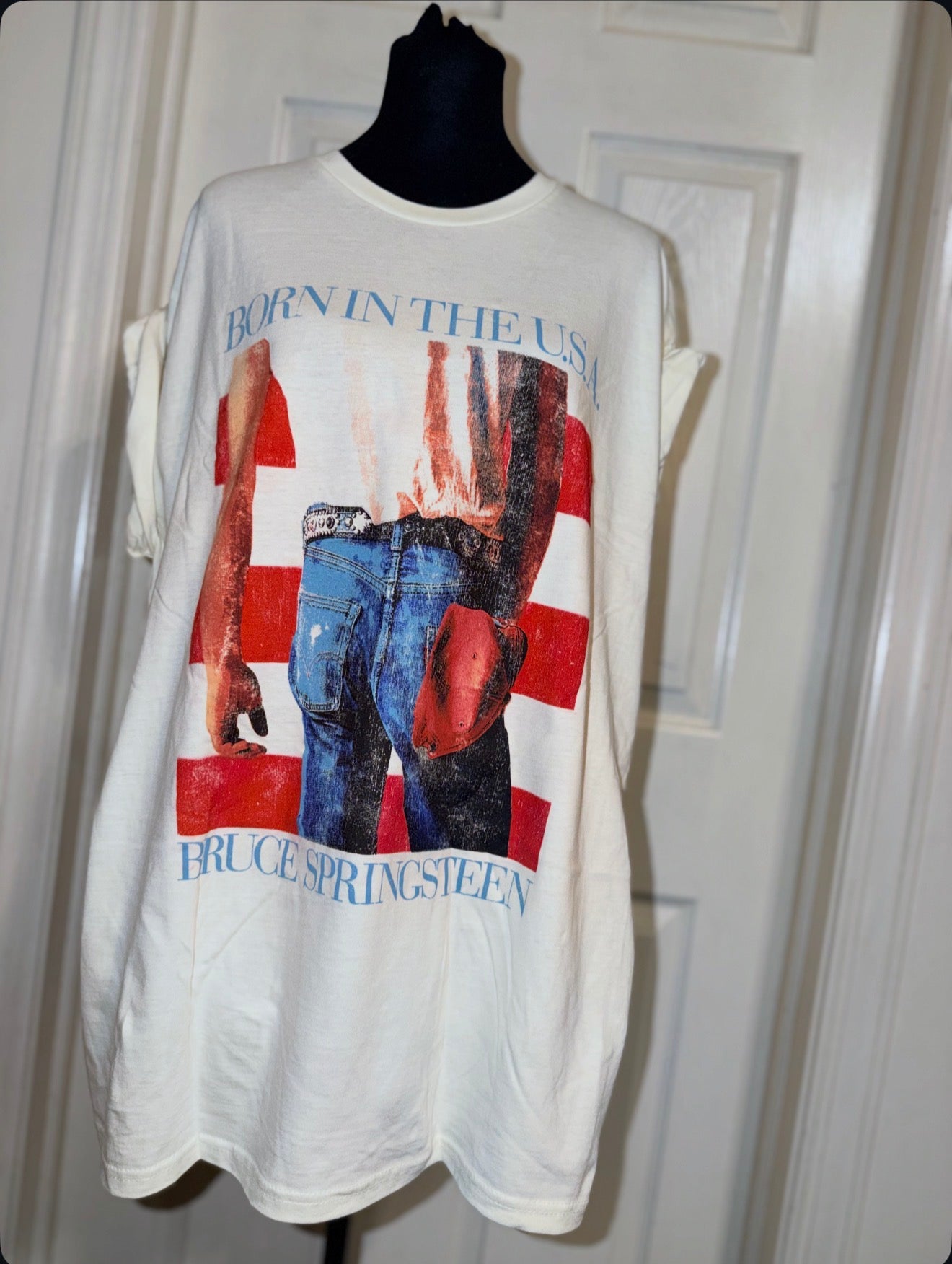 Bruce Springsteen Oversized Distressed Tee
