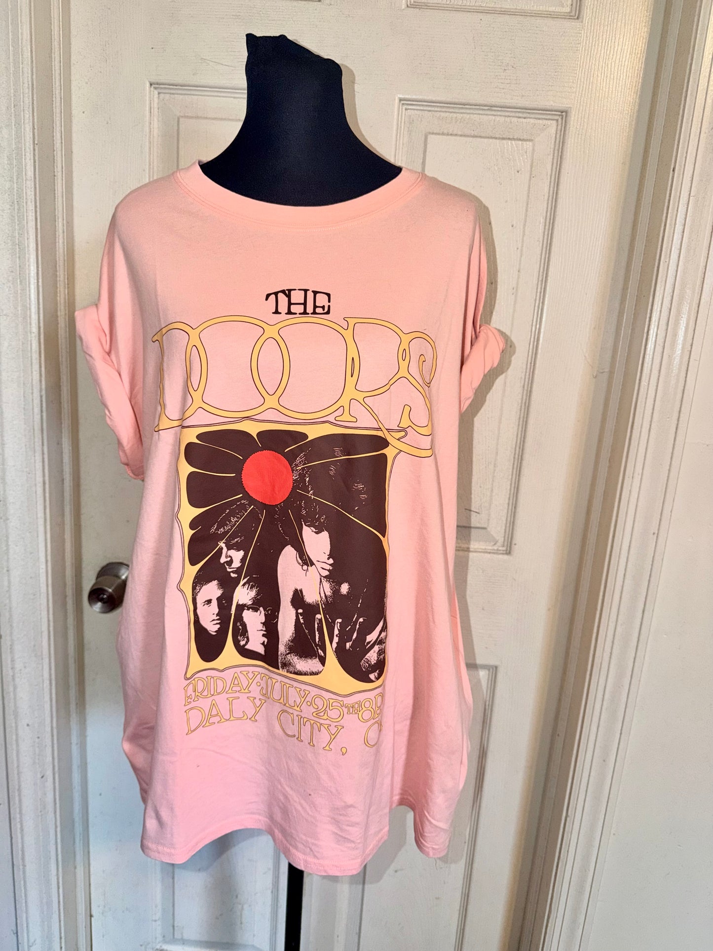 The Doors Oversized Distressed Tee
