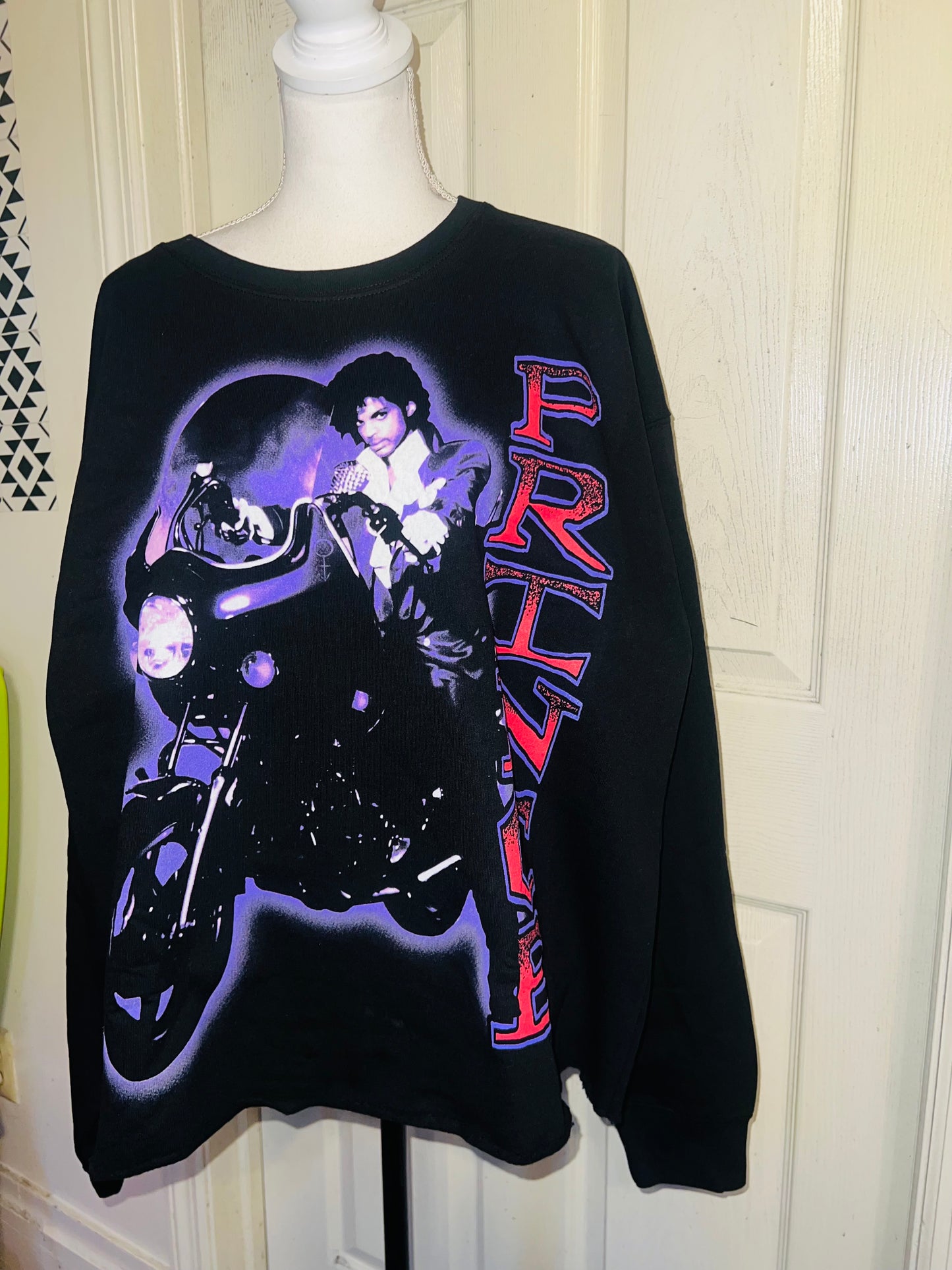 Prince Oversized Distressed Sweatshirt