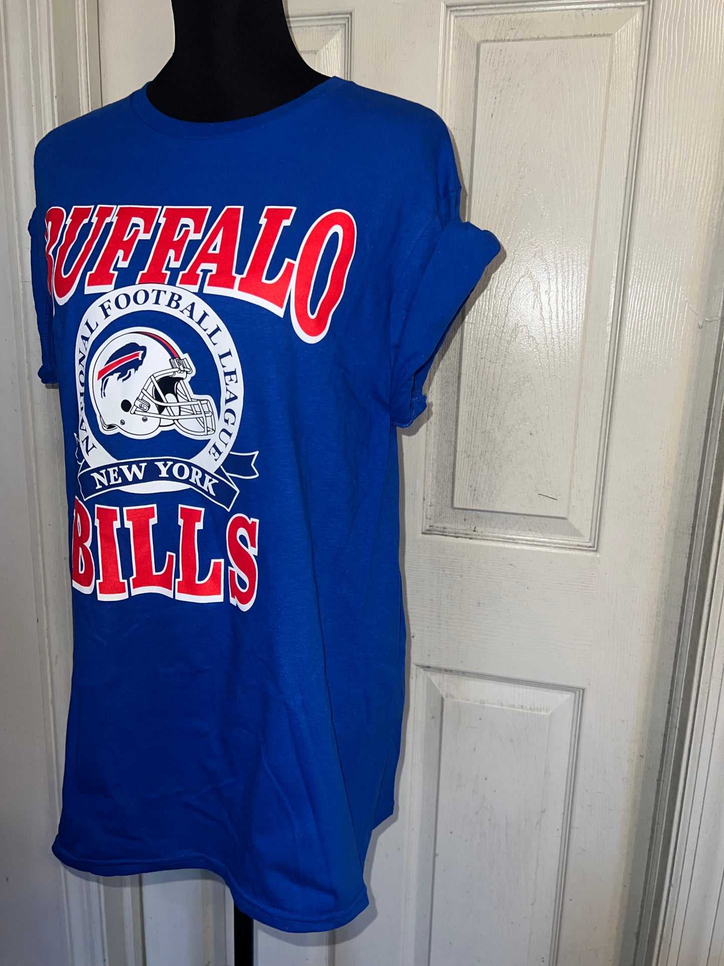 Buffalo Bills Oversized Distressed Tee