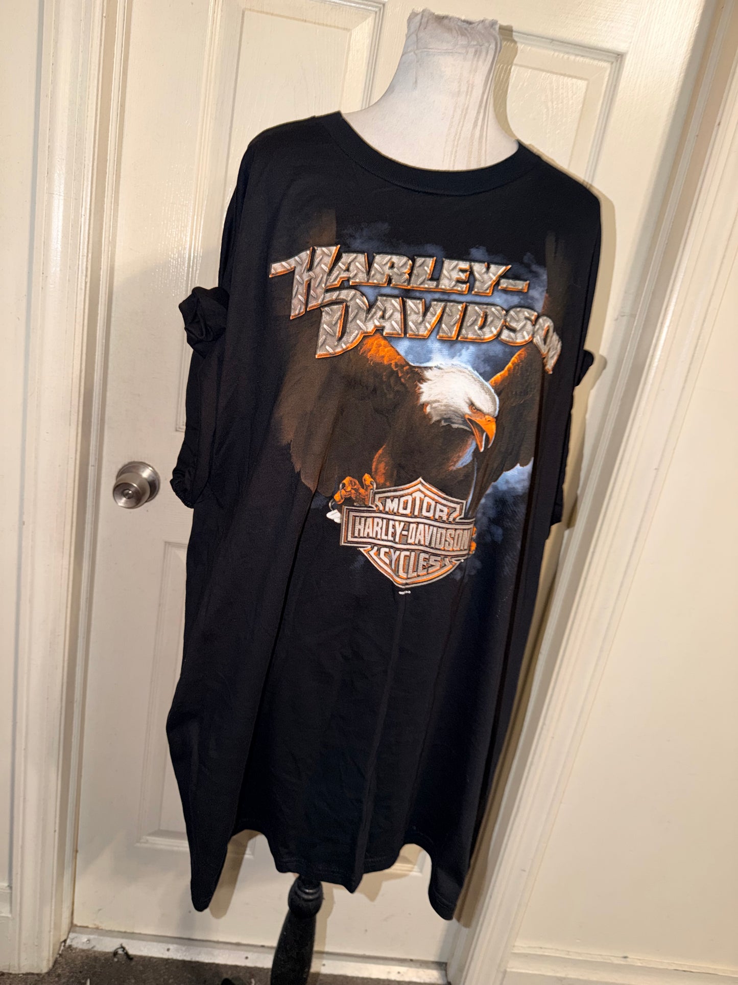 Harley Davidson Vintage Double Sided Oversized Tee