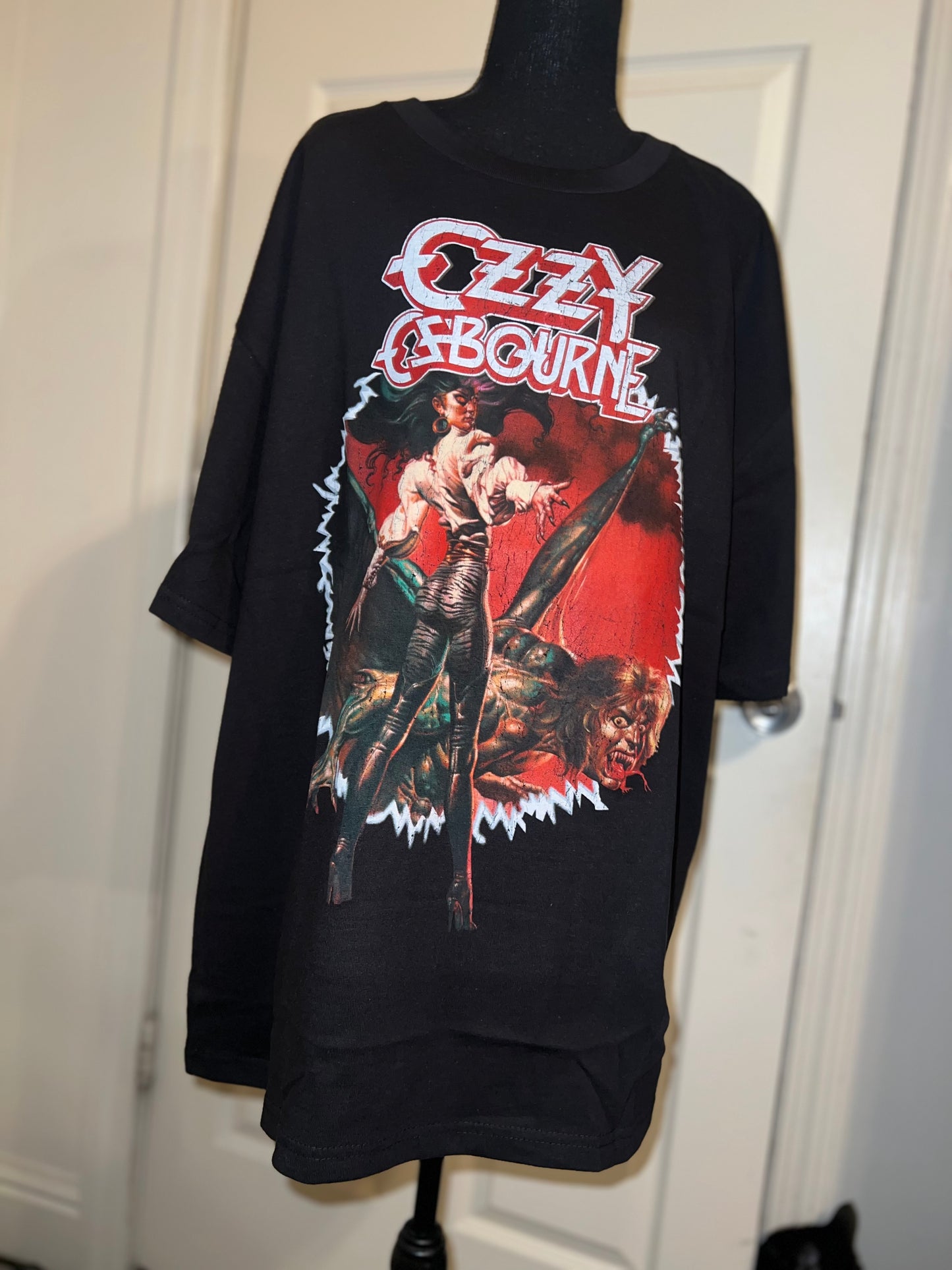 Ozzy Osbourne Oversized Distressed Tee