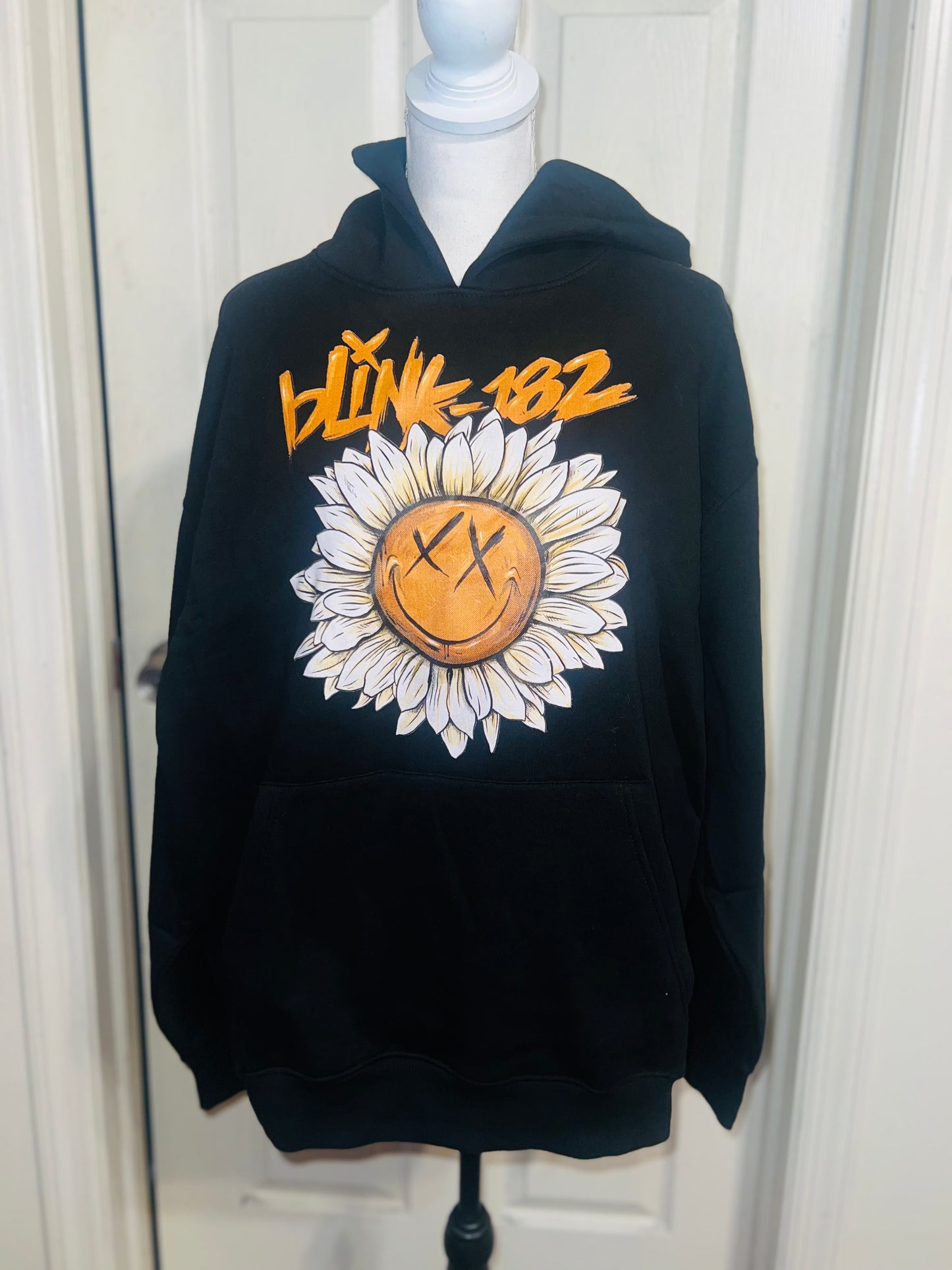 Blink 182 Oversized Distressed Sweatshirt