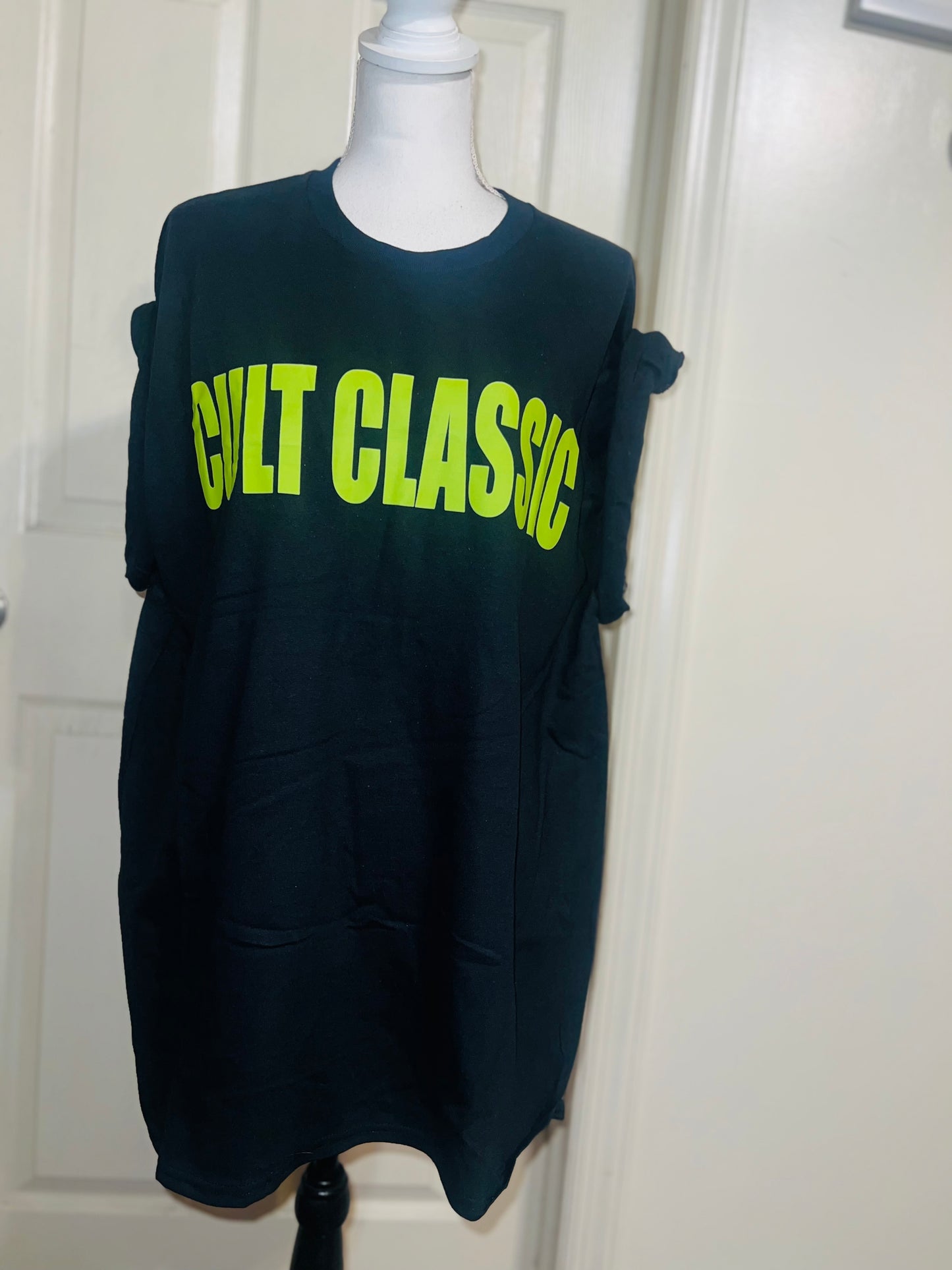 Charli XCX Oversized Distressed Tee