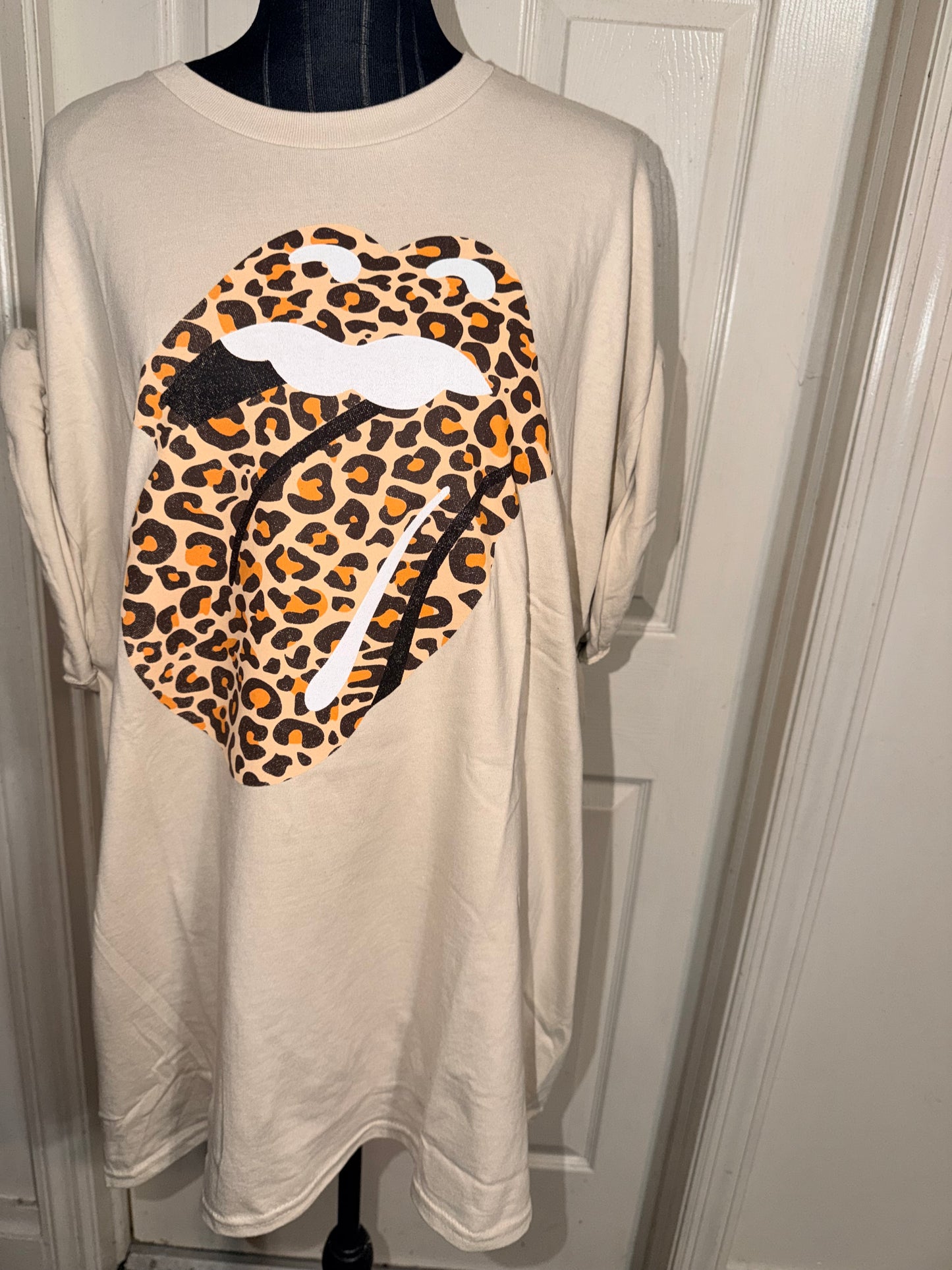 The Rolling Stones Oversized Distressed Tee