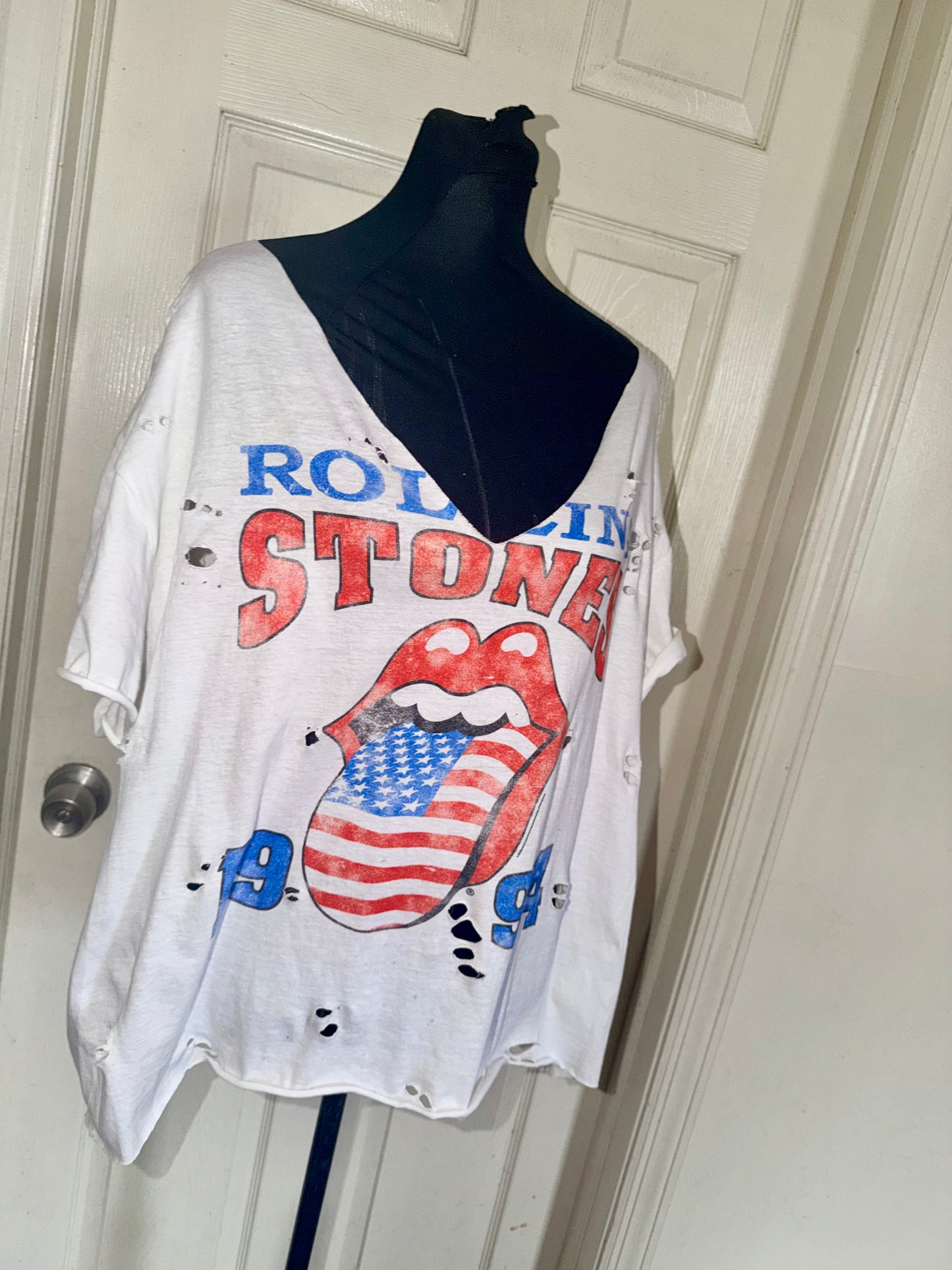 The Rolling Stones Open Back Bow Tee (as is)