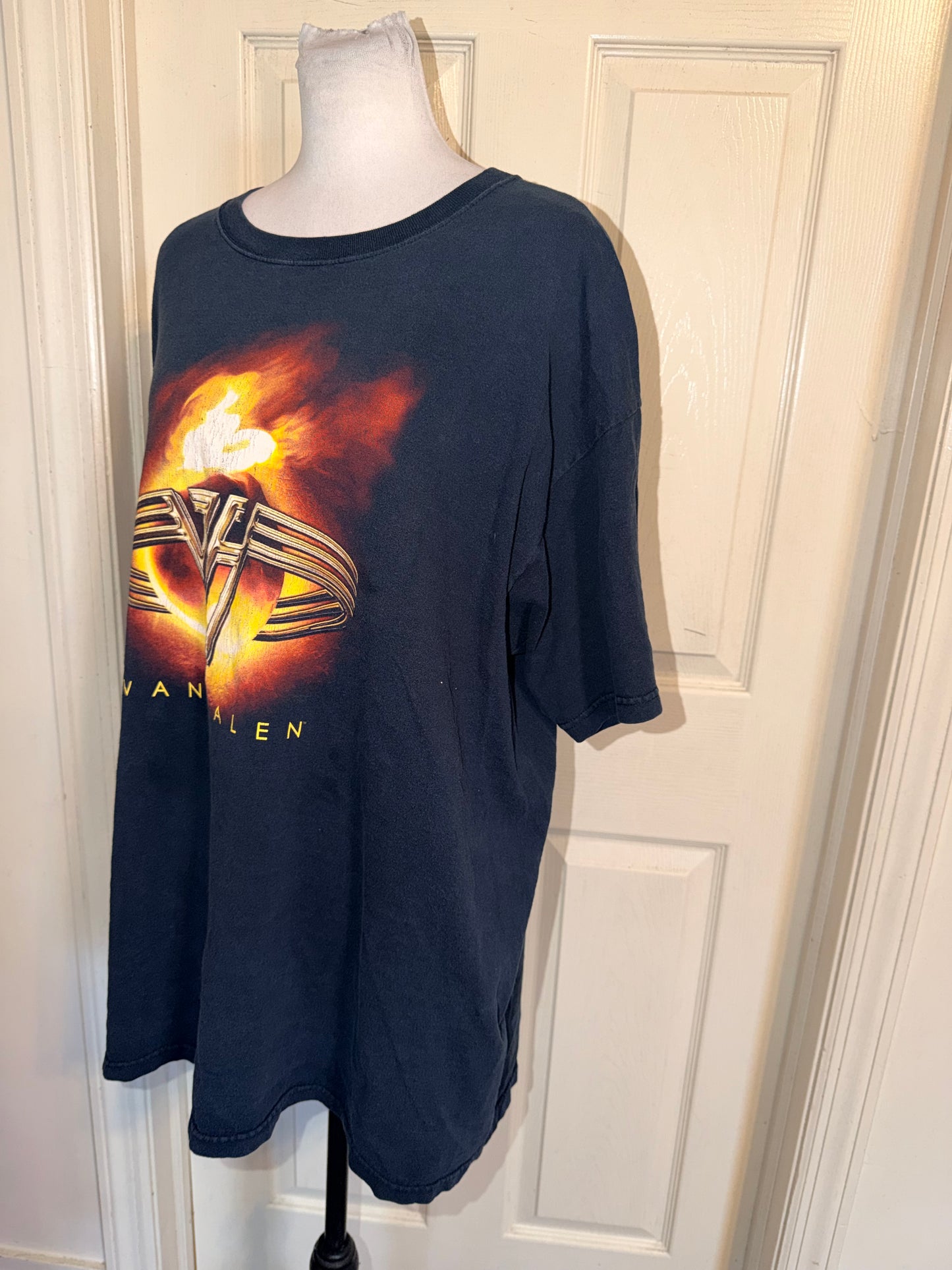 Van Halen Vintage Double Sided Oversized Distressed Tee