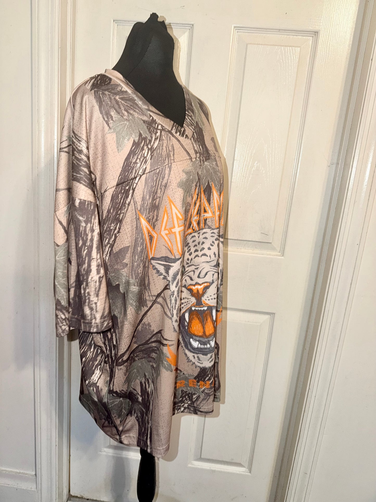 Def Leppard Double Sided Oversized Jersey Tee