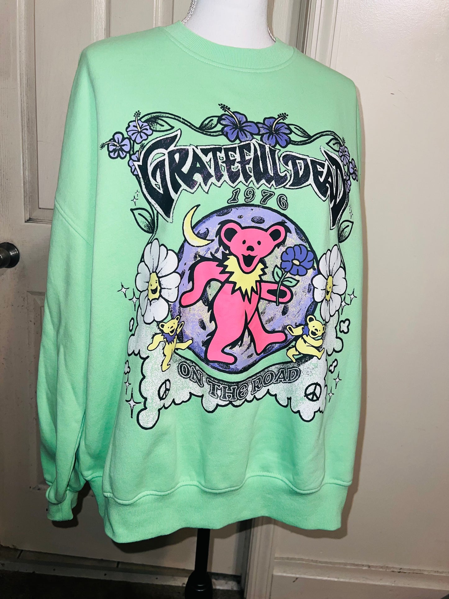 Grateful Dead Oversized Distressed Sweatshirt