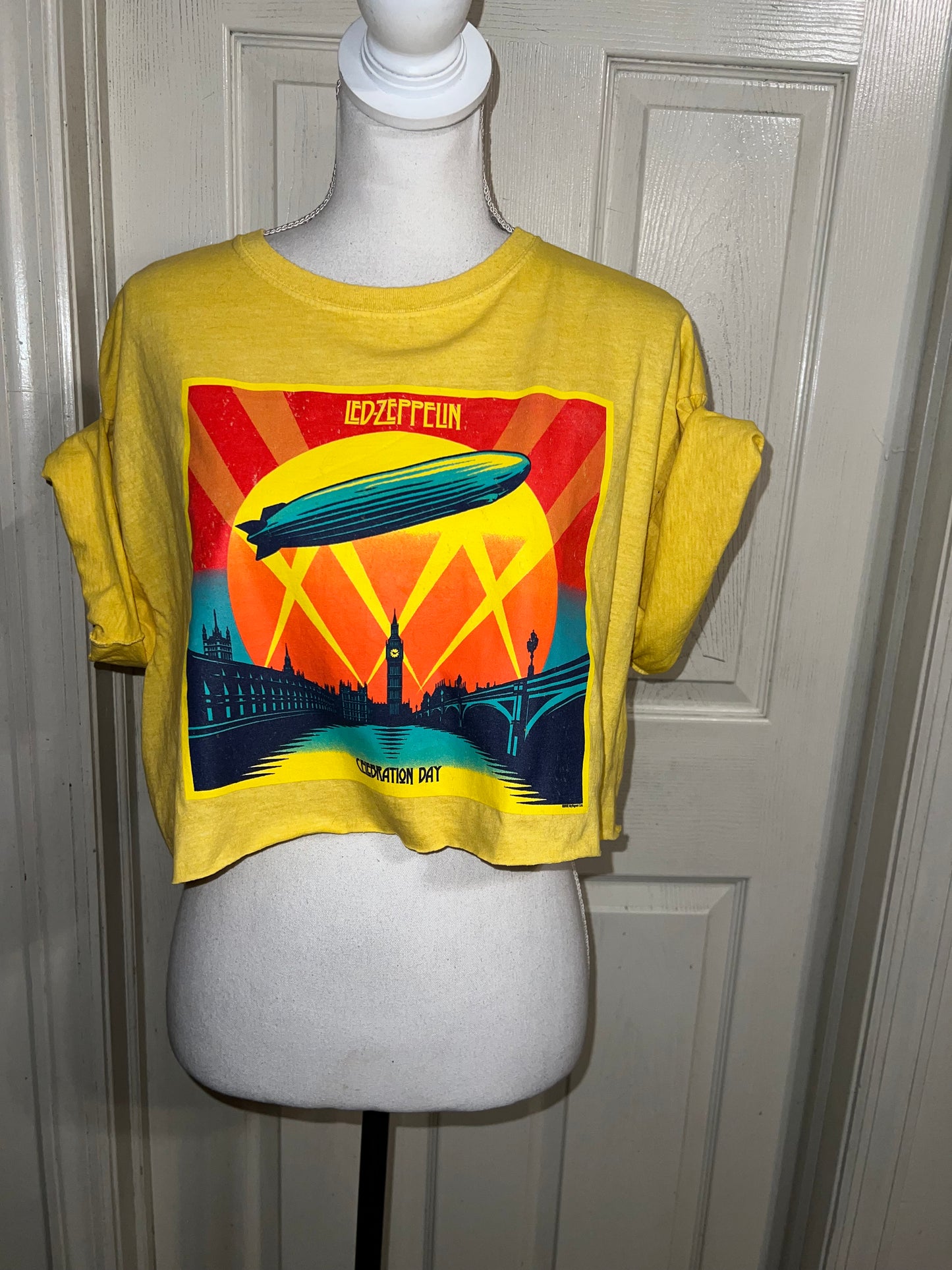 Led Zeppelin Blimp Oversized Distressed Tee